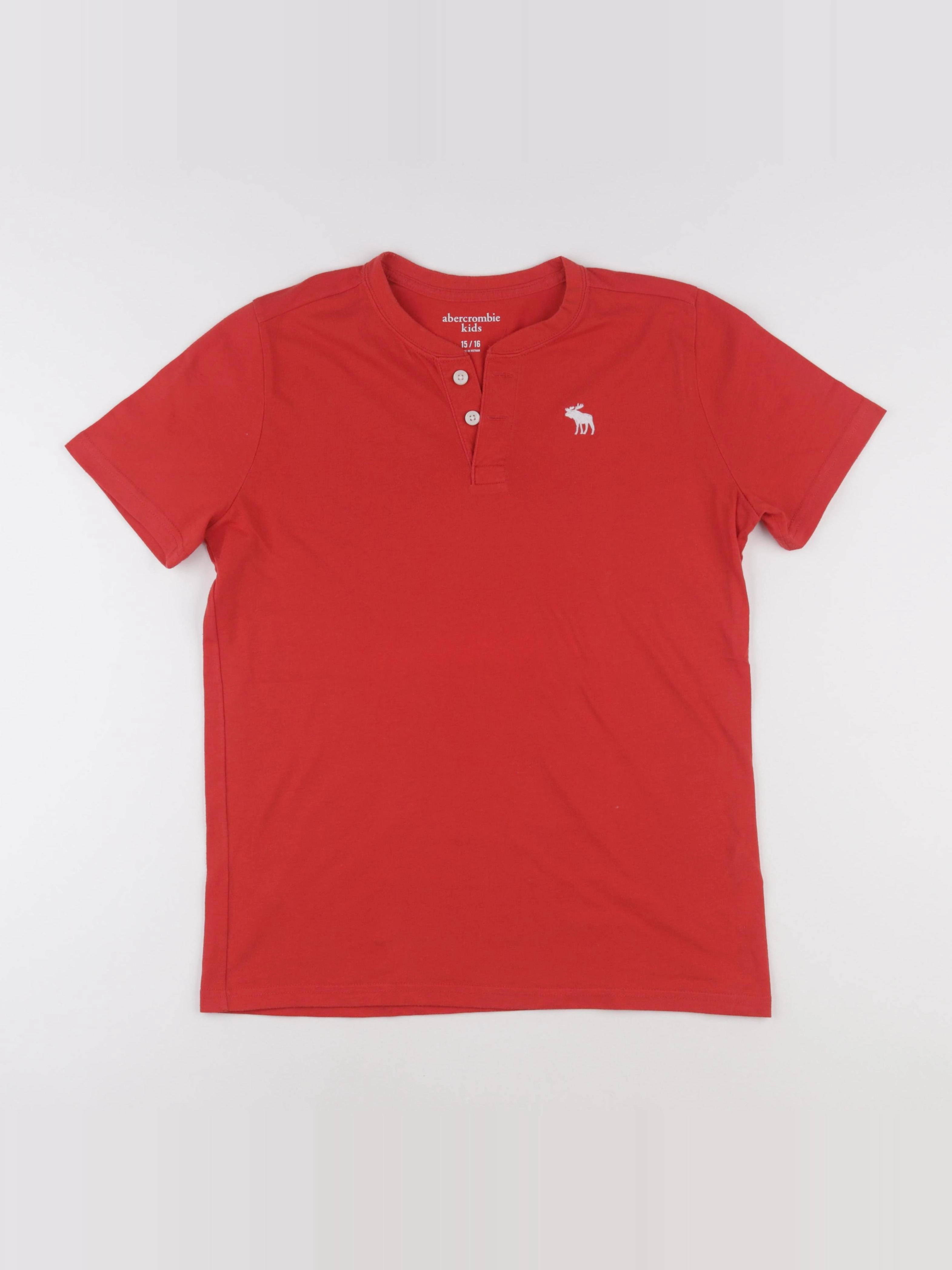 Abercrombie - tee-shirt rouge - 14/16 ans