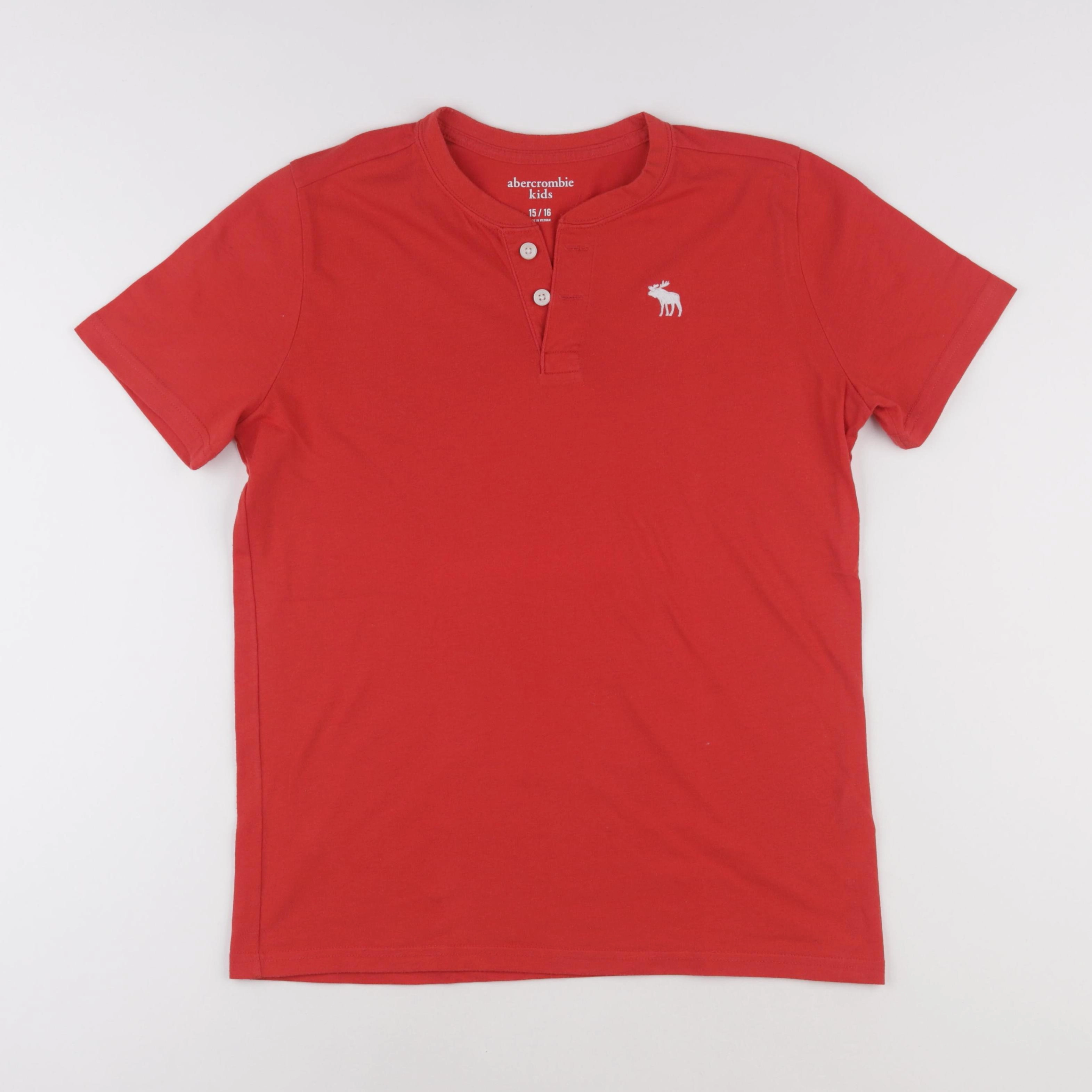 Abercrombie - tee-shirt rouge - 14/16 ans