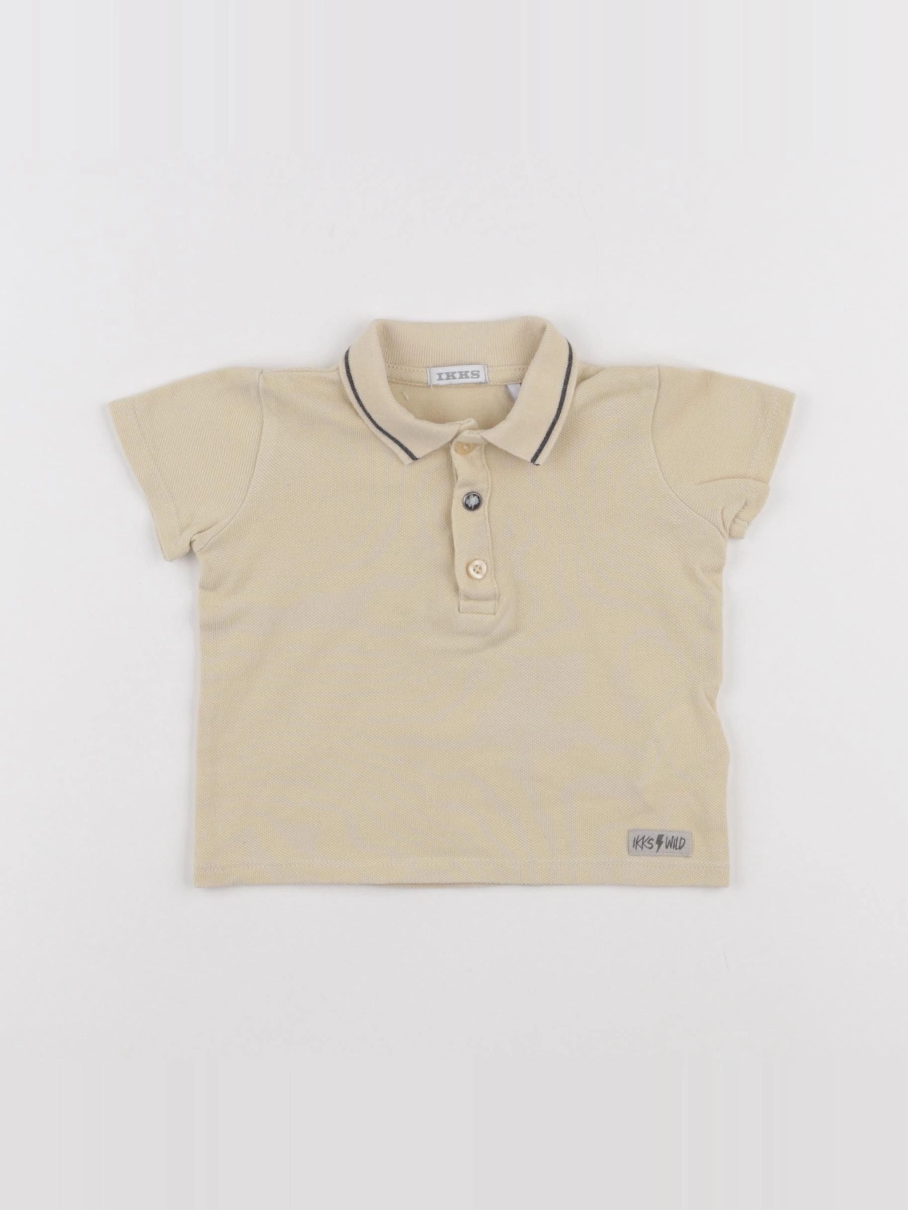 IKKS - polo jaune - 6 mois