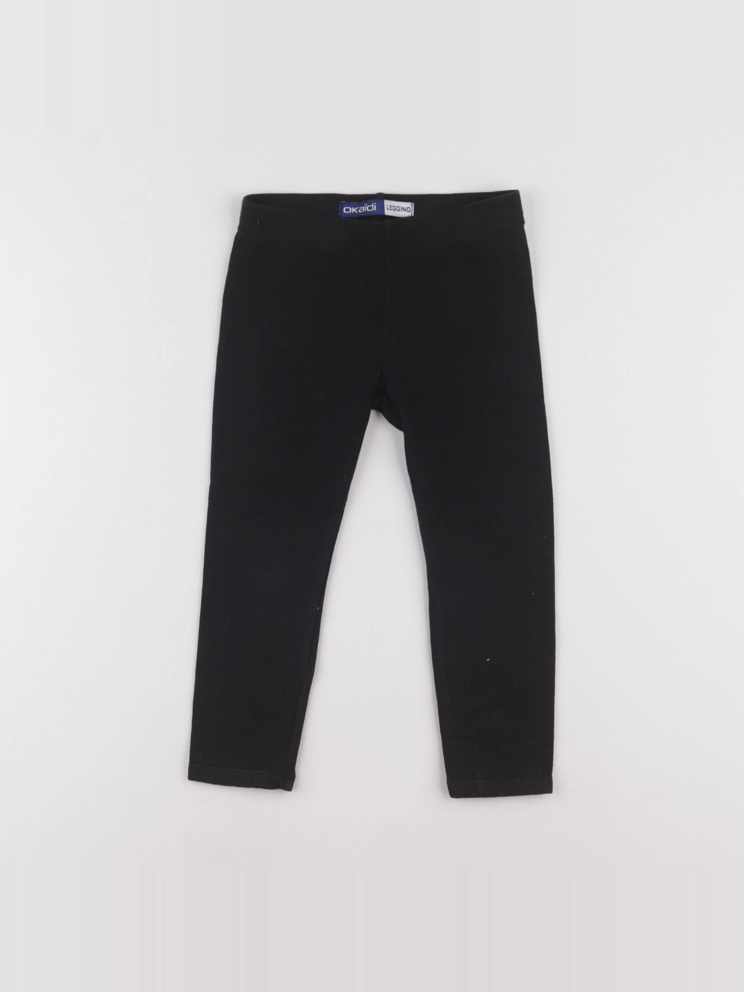 Okaidi - legging noir - 4 ans