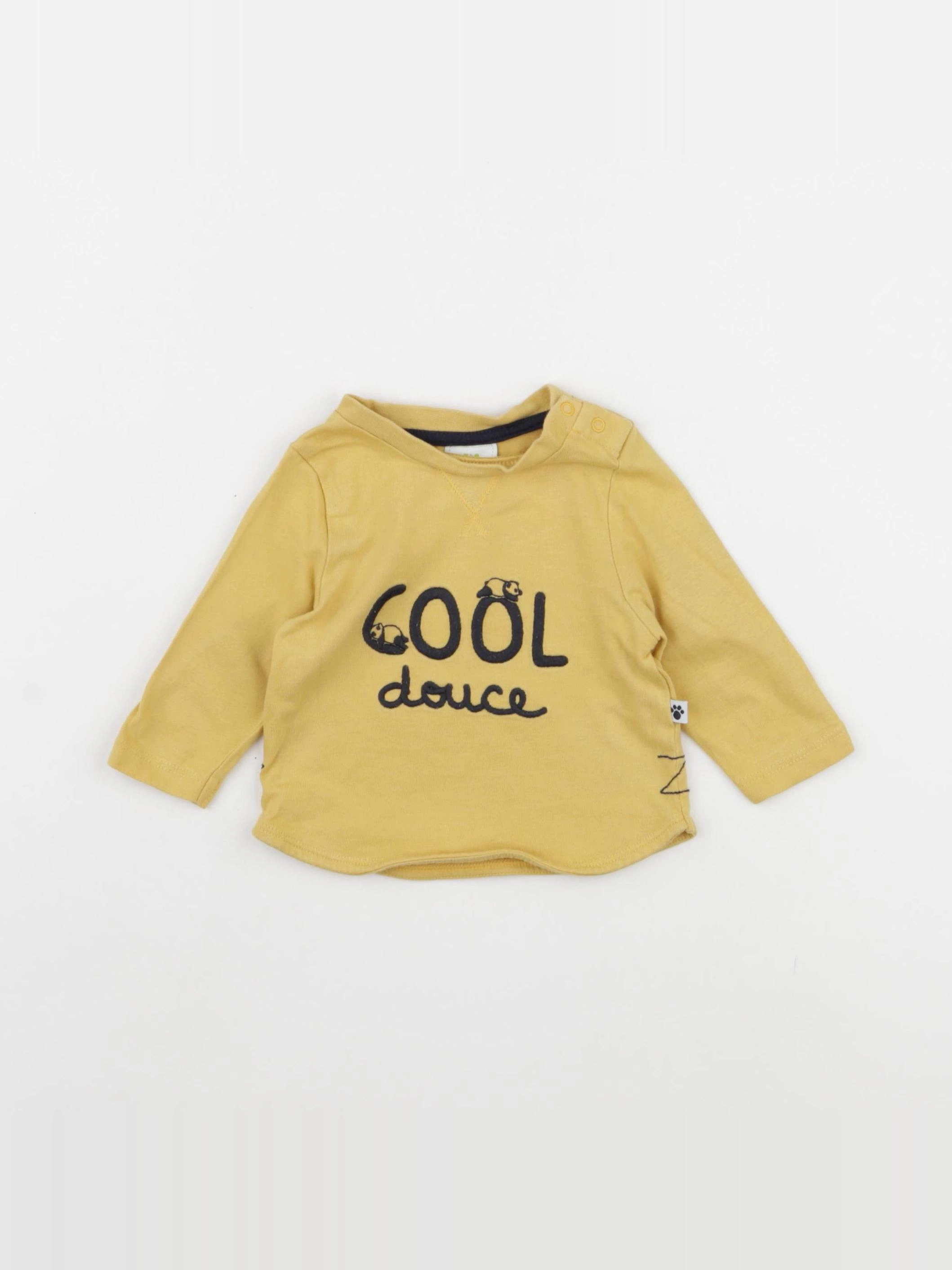Tape à l'oeil - tee-shirt jaune - 3 mois