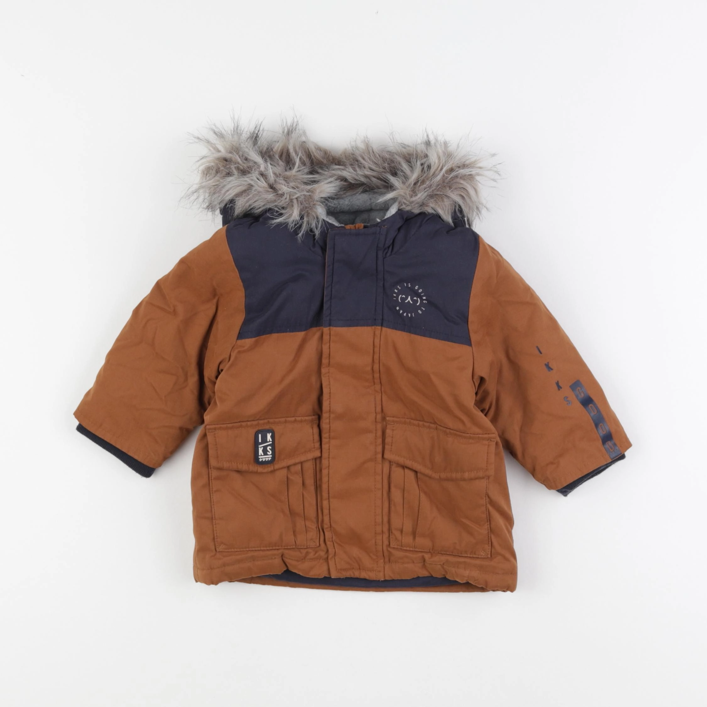IKKS - parka marron - 6 mois