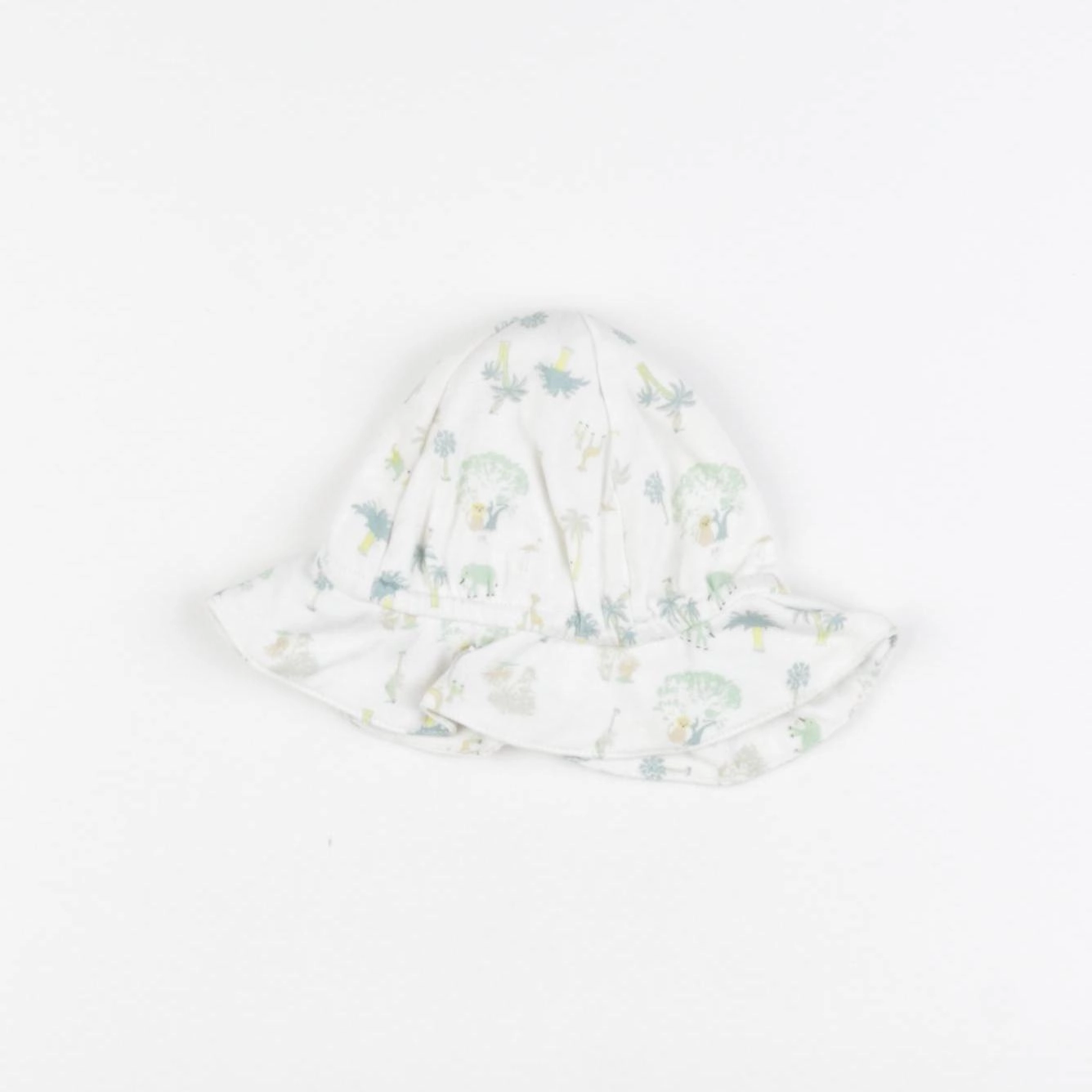 Petit Bateau - chapeau blanc - 3/6 mois