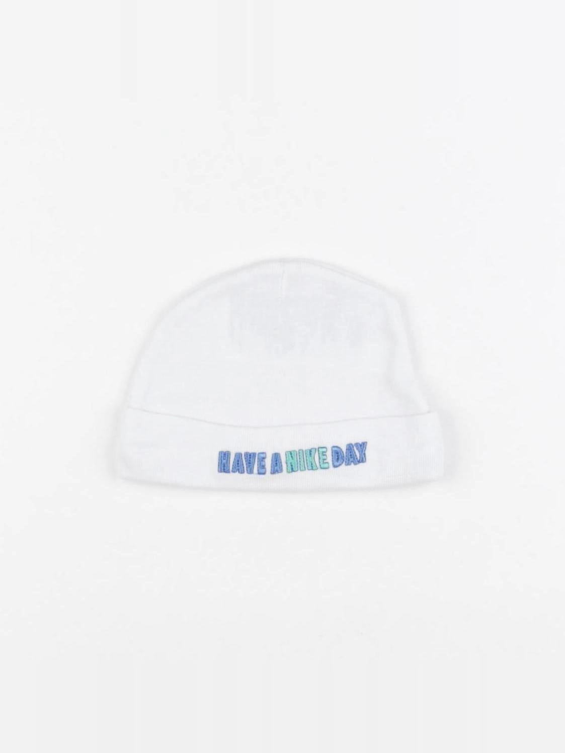 Nike - bonnet blanc - 0/6 mois