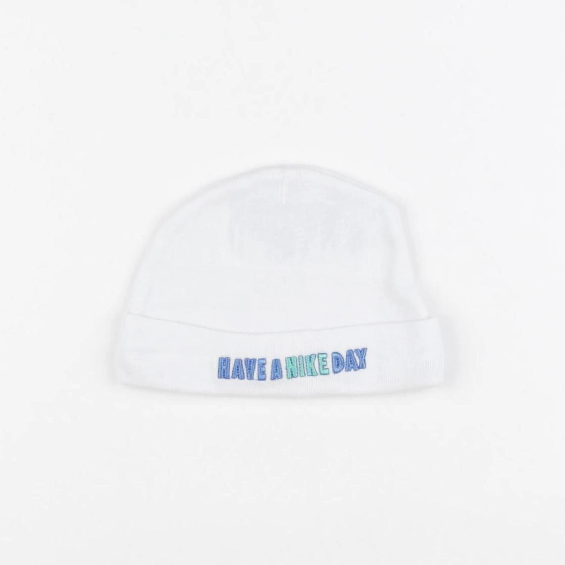 Nike - bonnet blanc - 0/6 mois