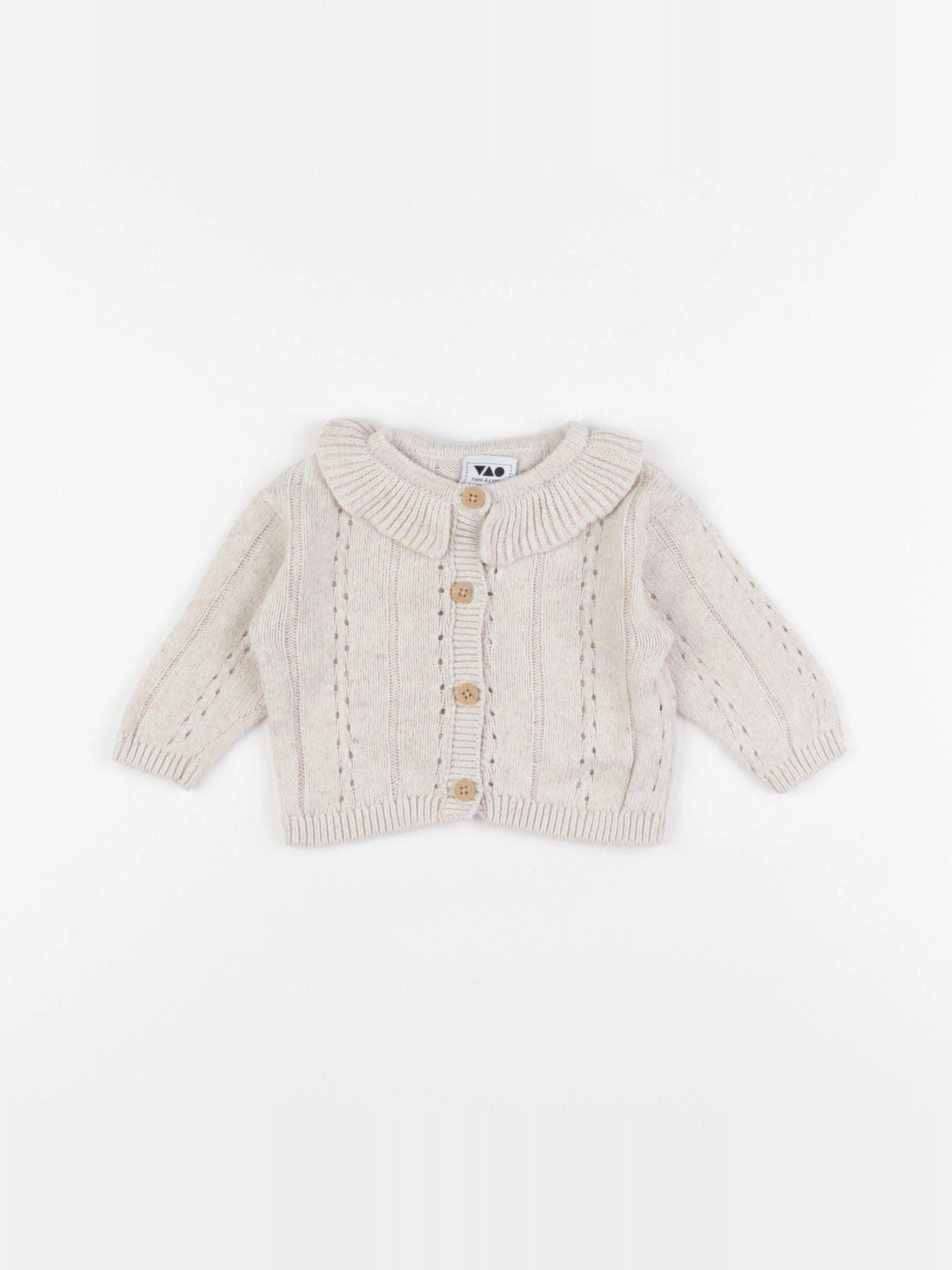 Tape à l'oeil - gilet beige - 3 mois
