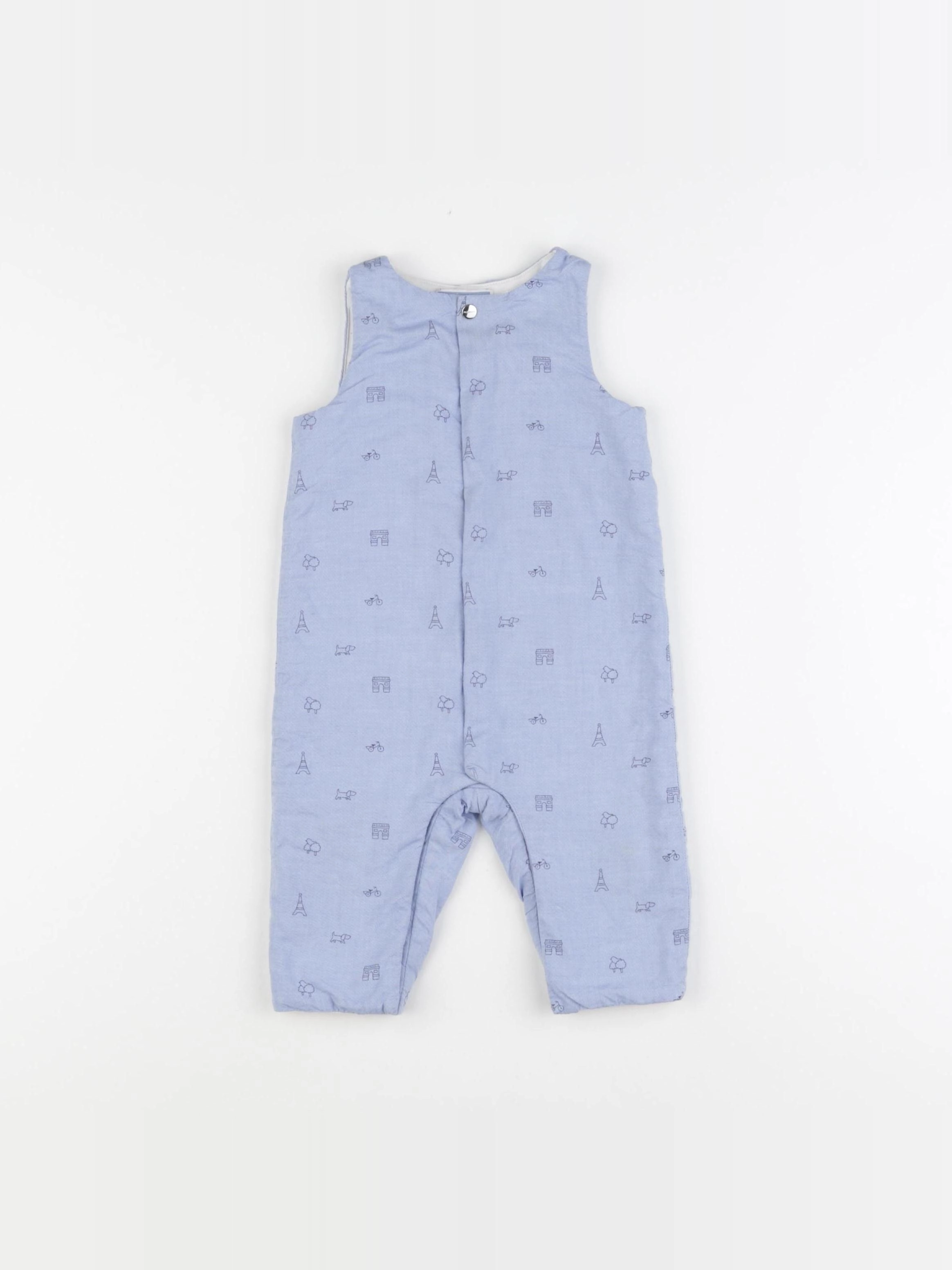 Jacadi - combinaison bleu - 6 mois