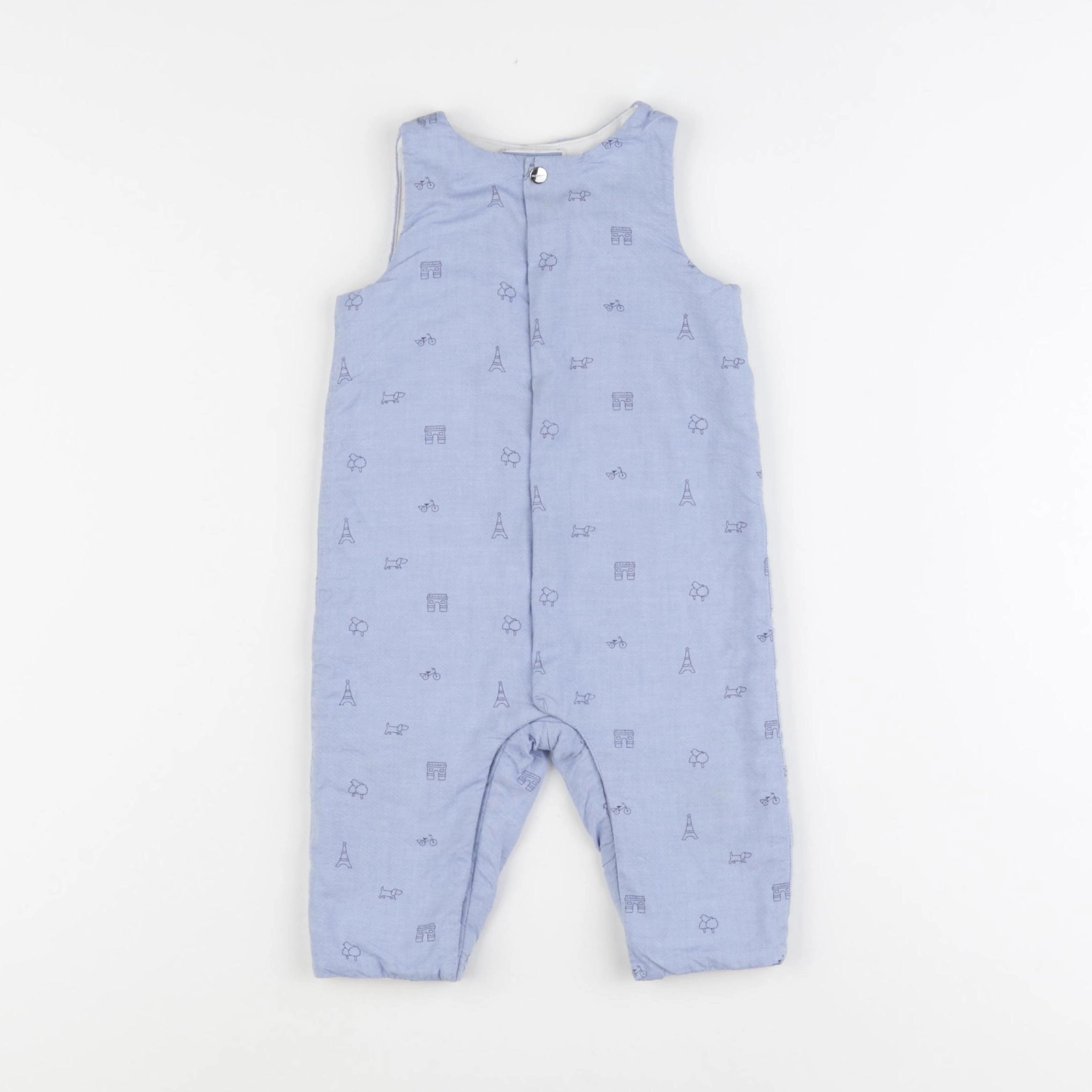 Jacadi - combinaison bleu - 6 mois