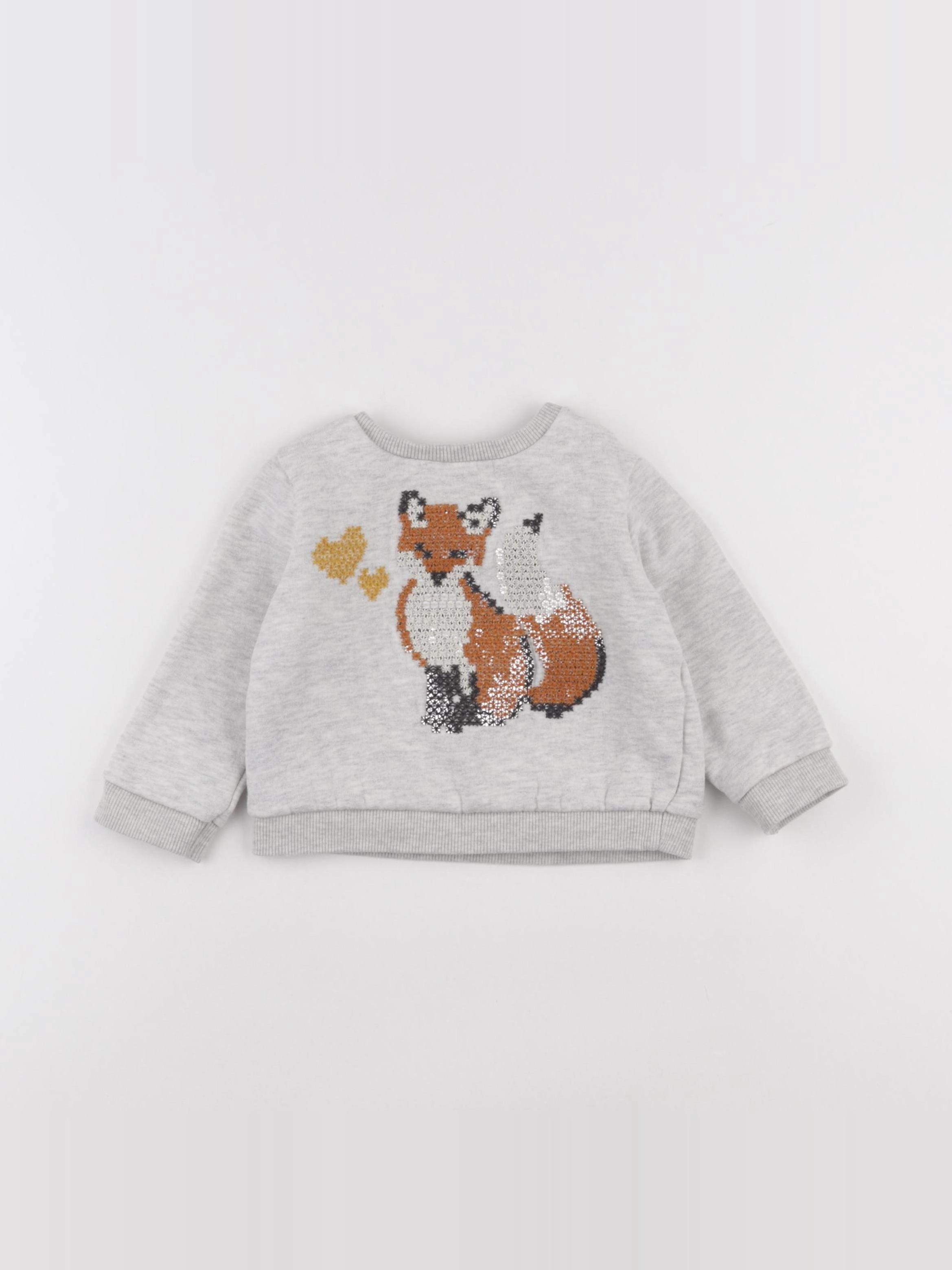 Zara - sweat multicolore - 12/18 mois