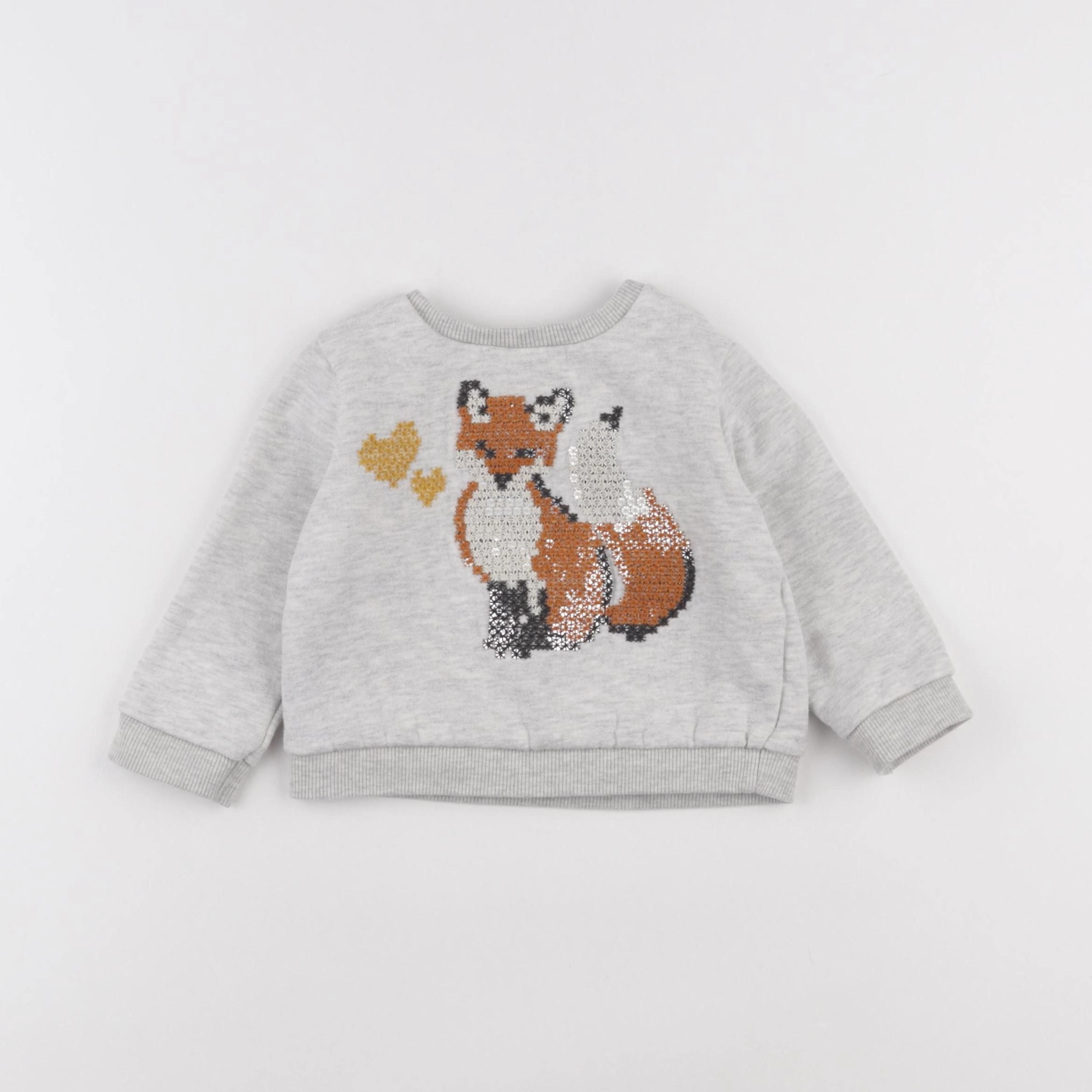 Zara - sweat multicolore - 12/18 mois