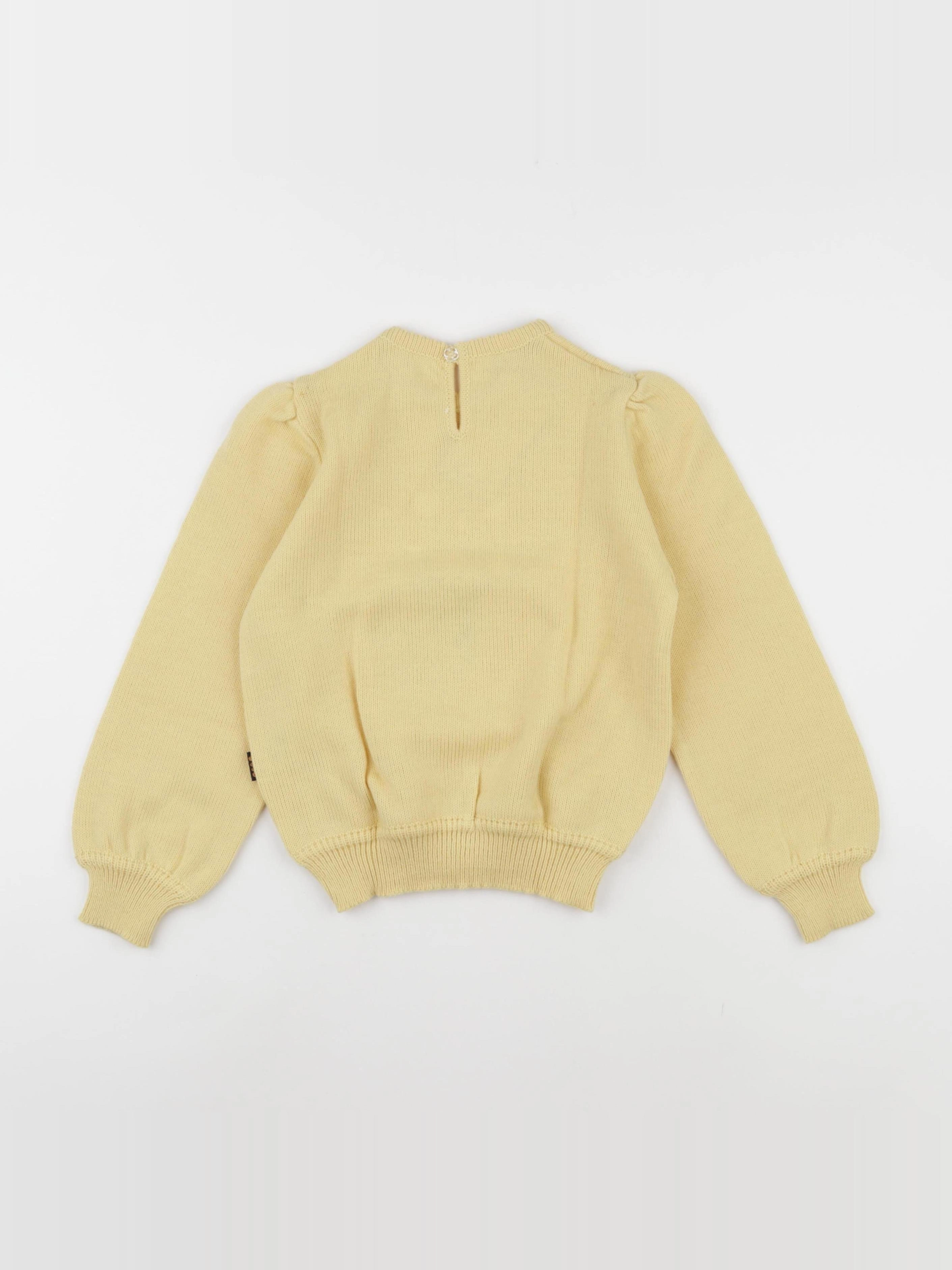 Vintage - pull jaune - 5 ans