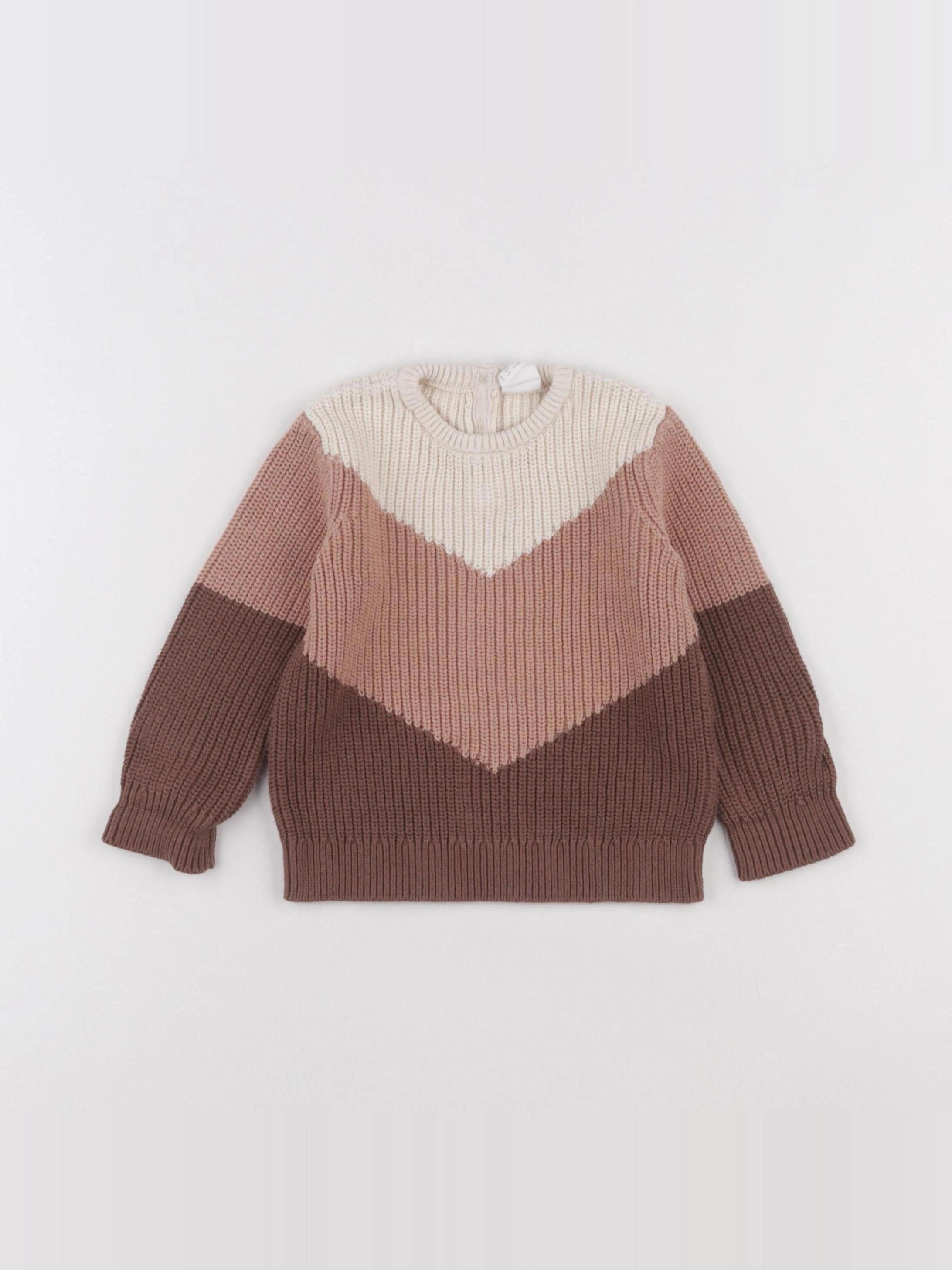 H&M - pull multicolore - 9/12 mois