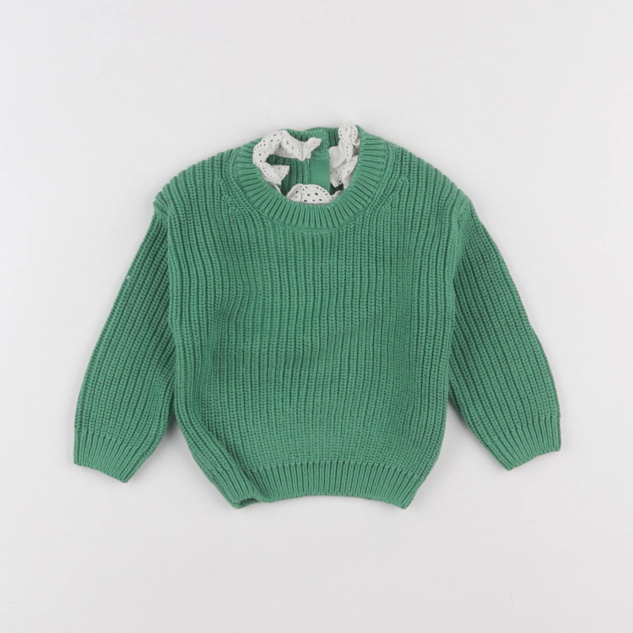 Tape à l'oeil - pull vert - 12 mois