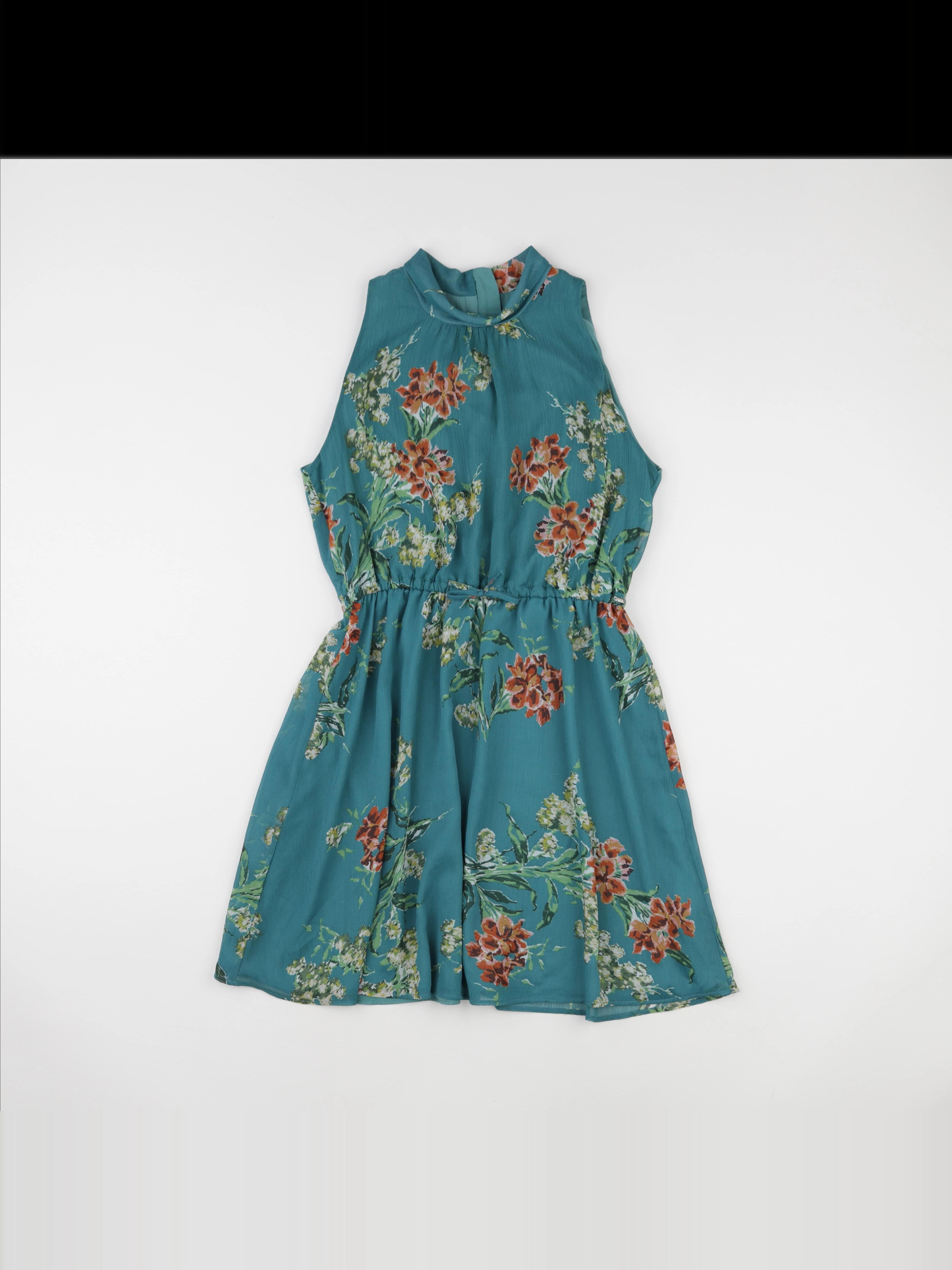 IKKS - robe vert - 14 ans