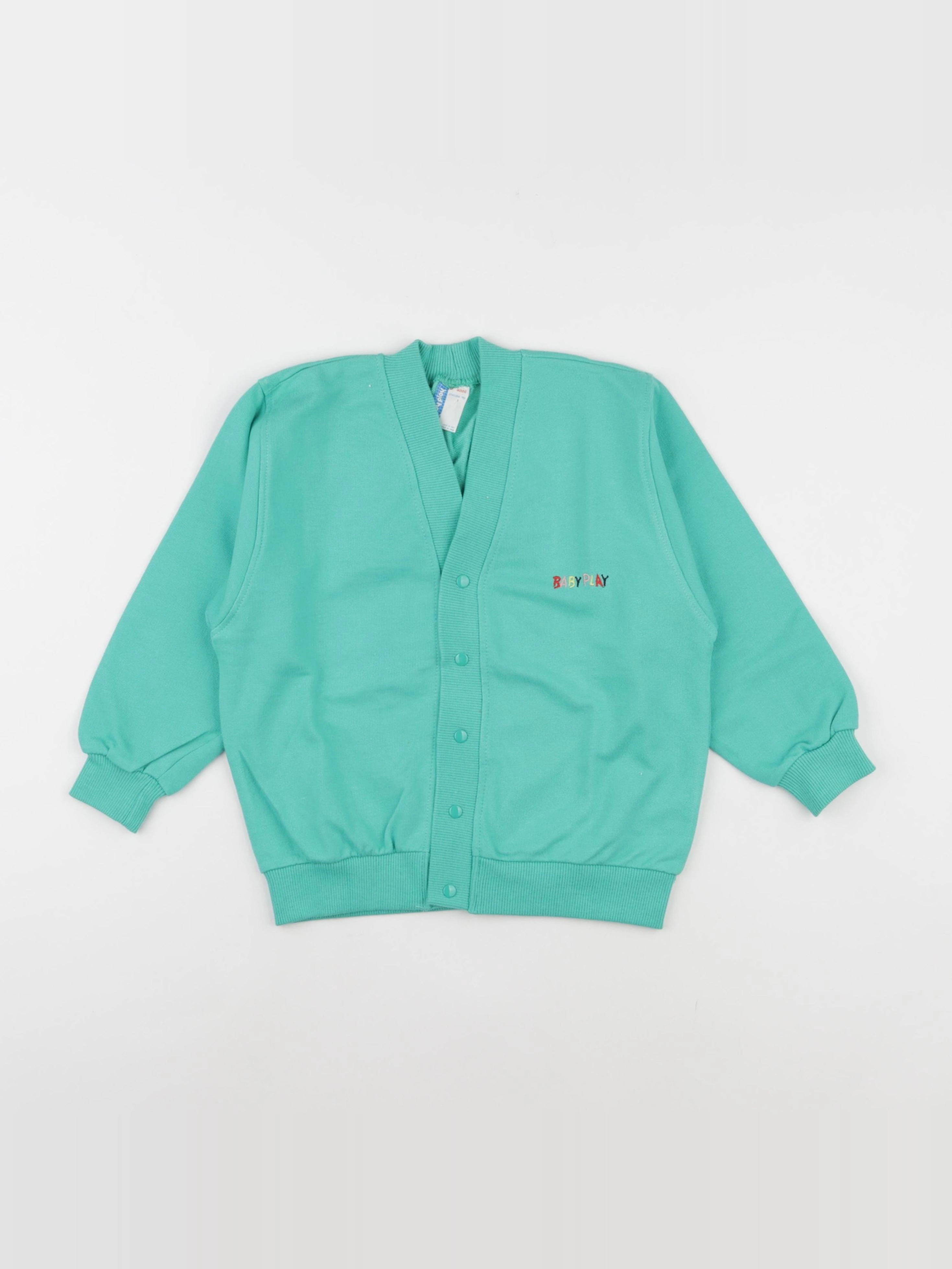 Vintage - gilet vert - 5 ans