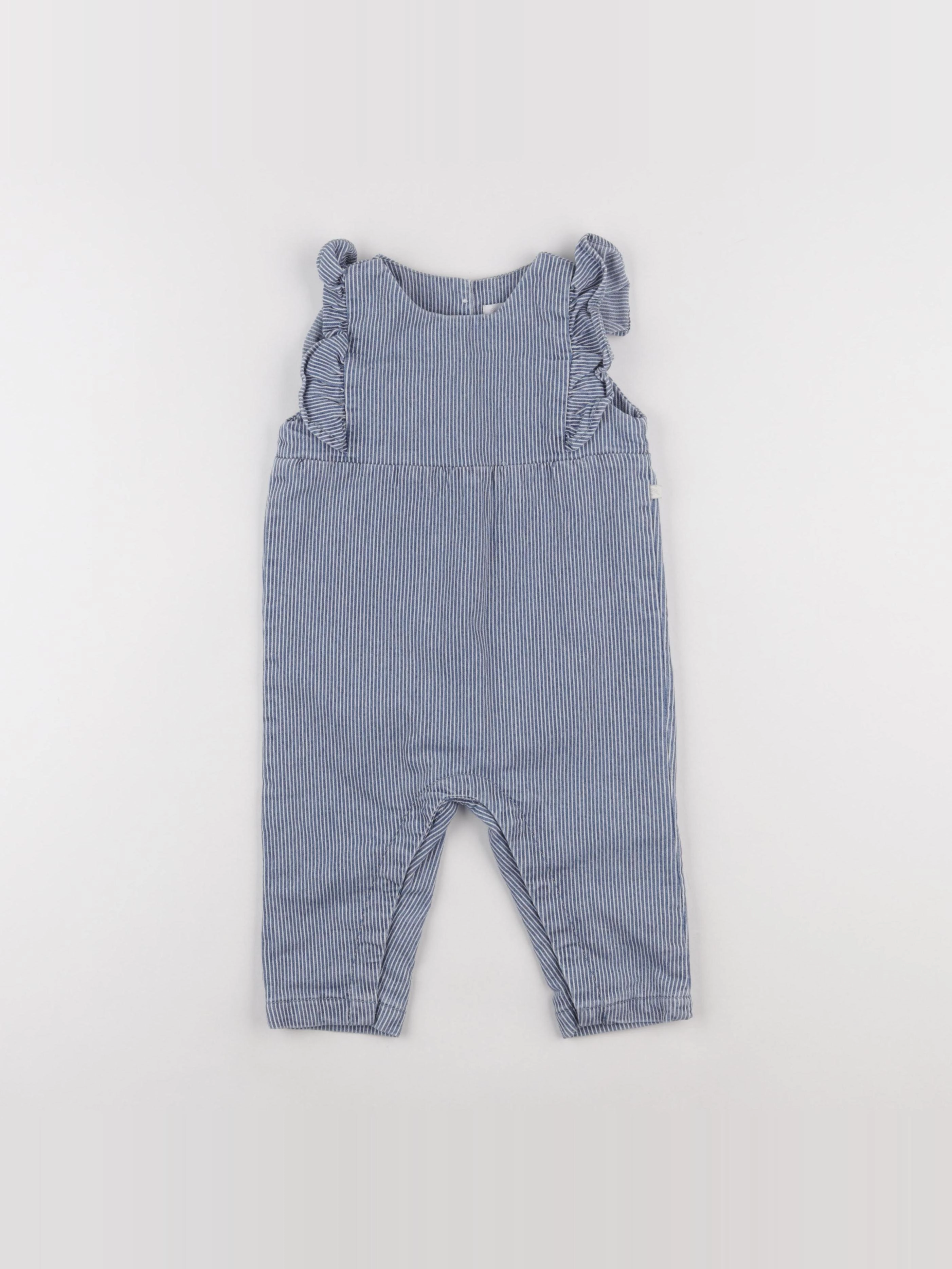 Cadet Rousselle - combinaison bleu - 12 mois