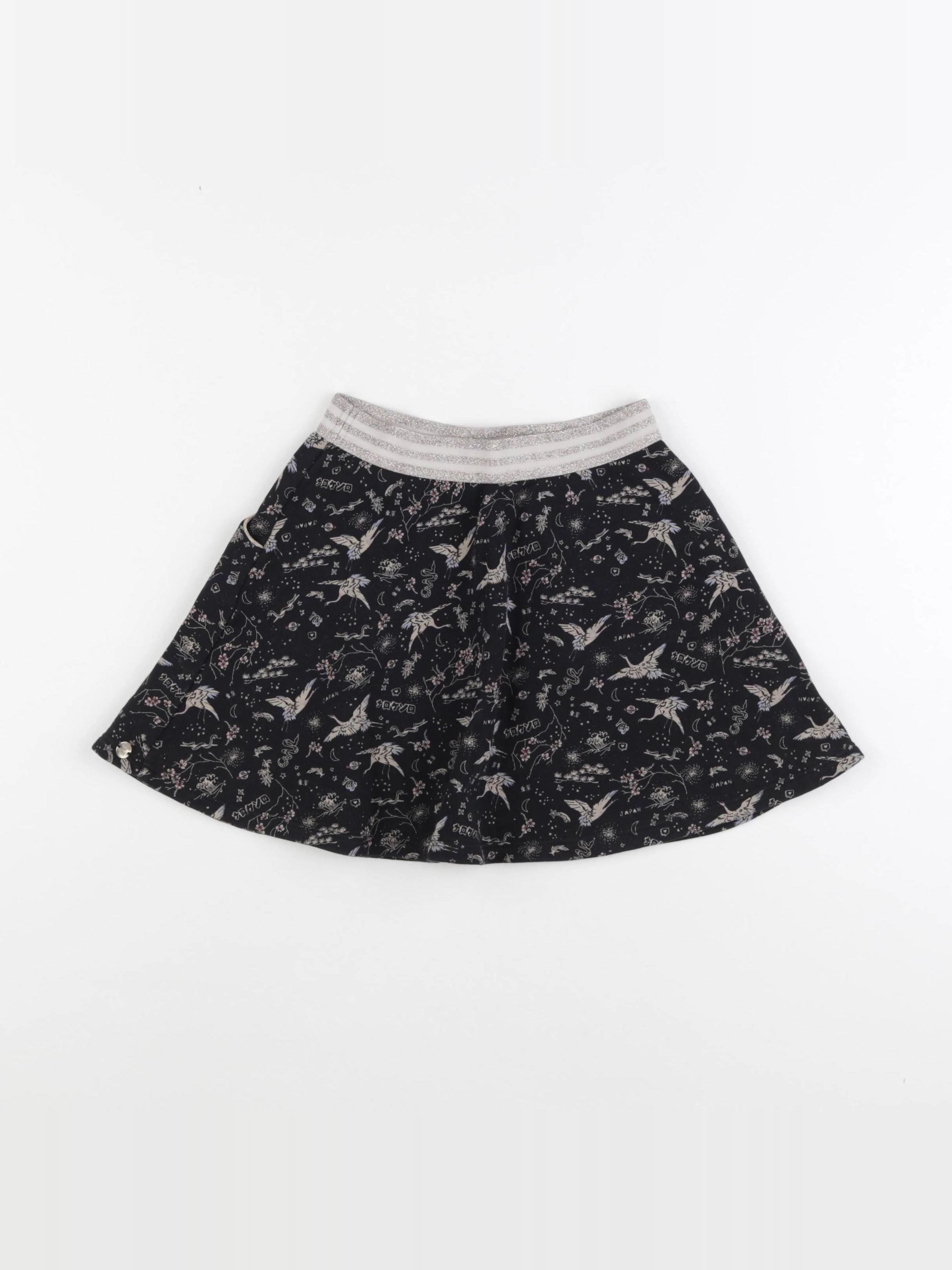 IKKS - jupe noir - 8 ans