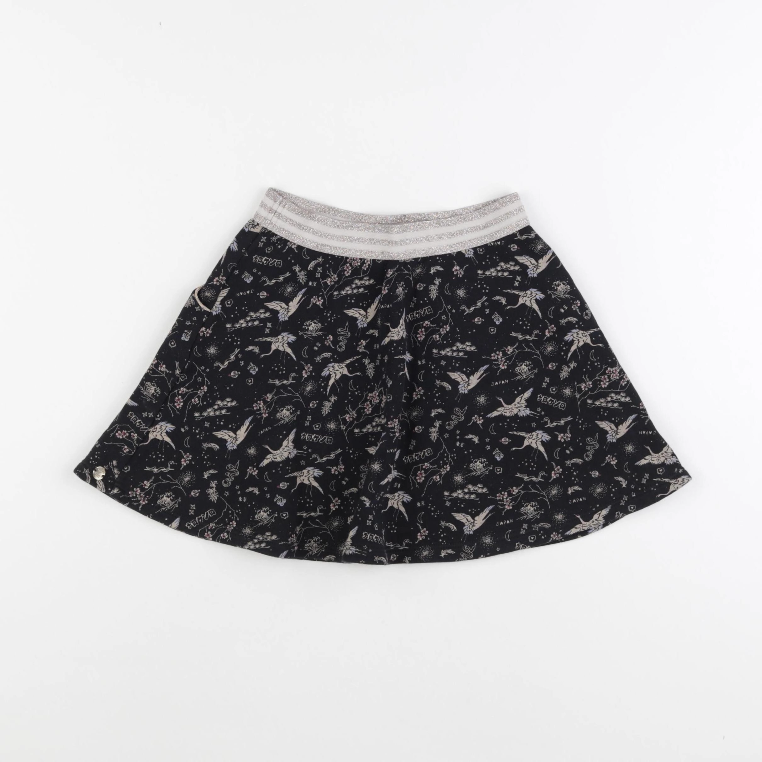 IKKS - jupe noir - 8 ans