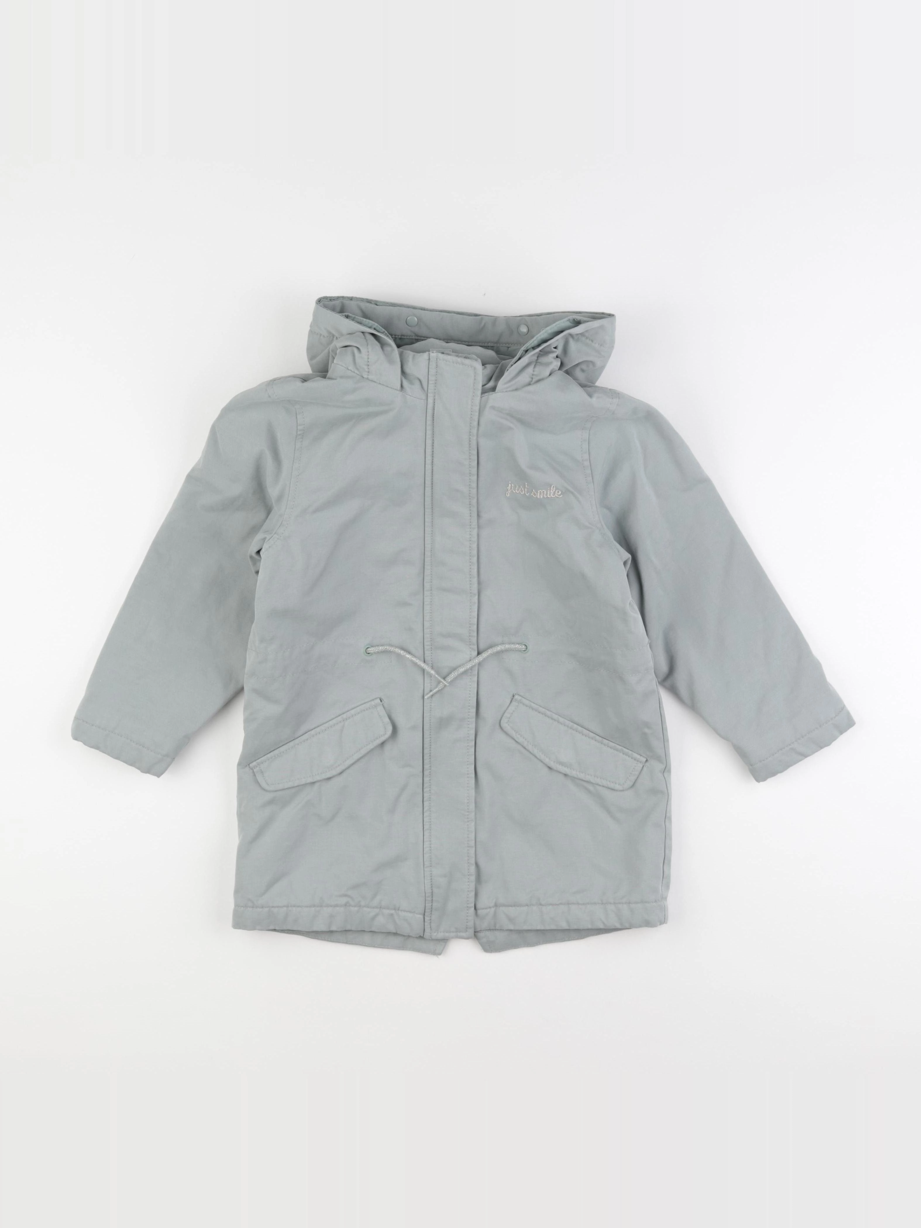 Vertbaudet - parka vert - 8 ans