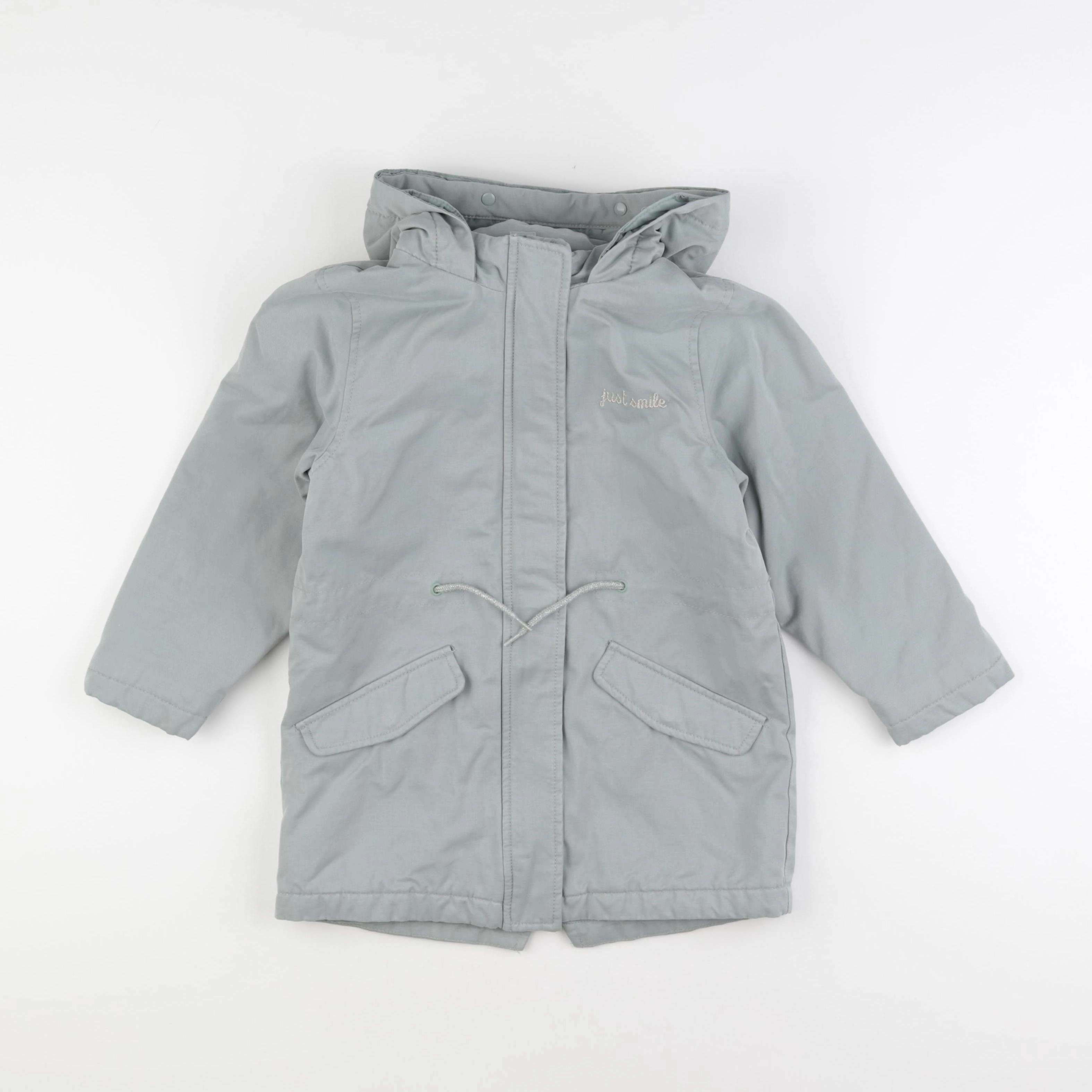 Vertbaudet - parka vert - 8 ans