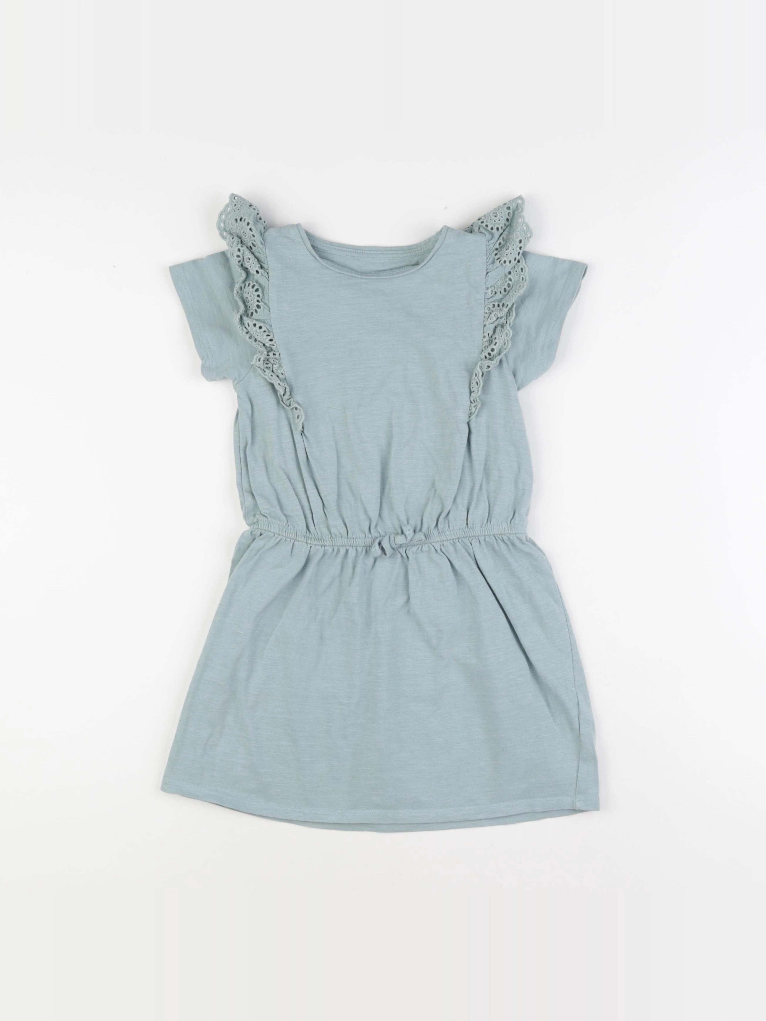 Vertbaudet - robe vert - 6 ans