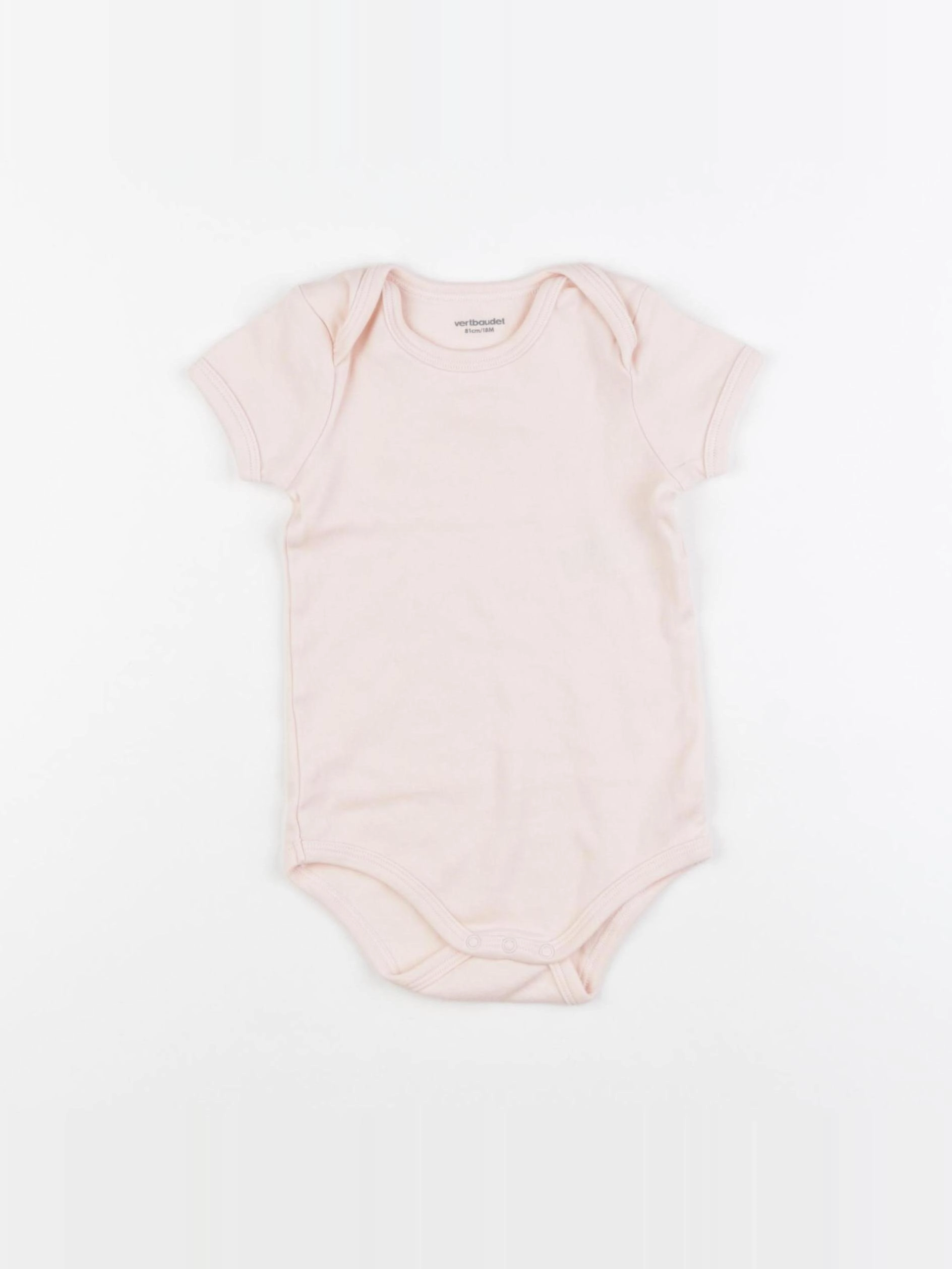 Vertbaudet - body rose - 18 mois