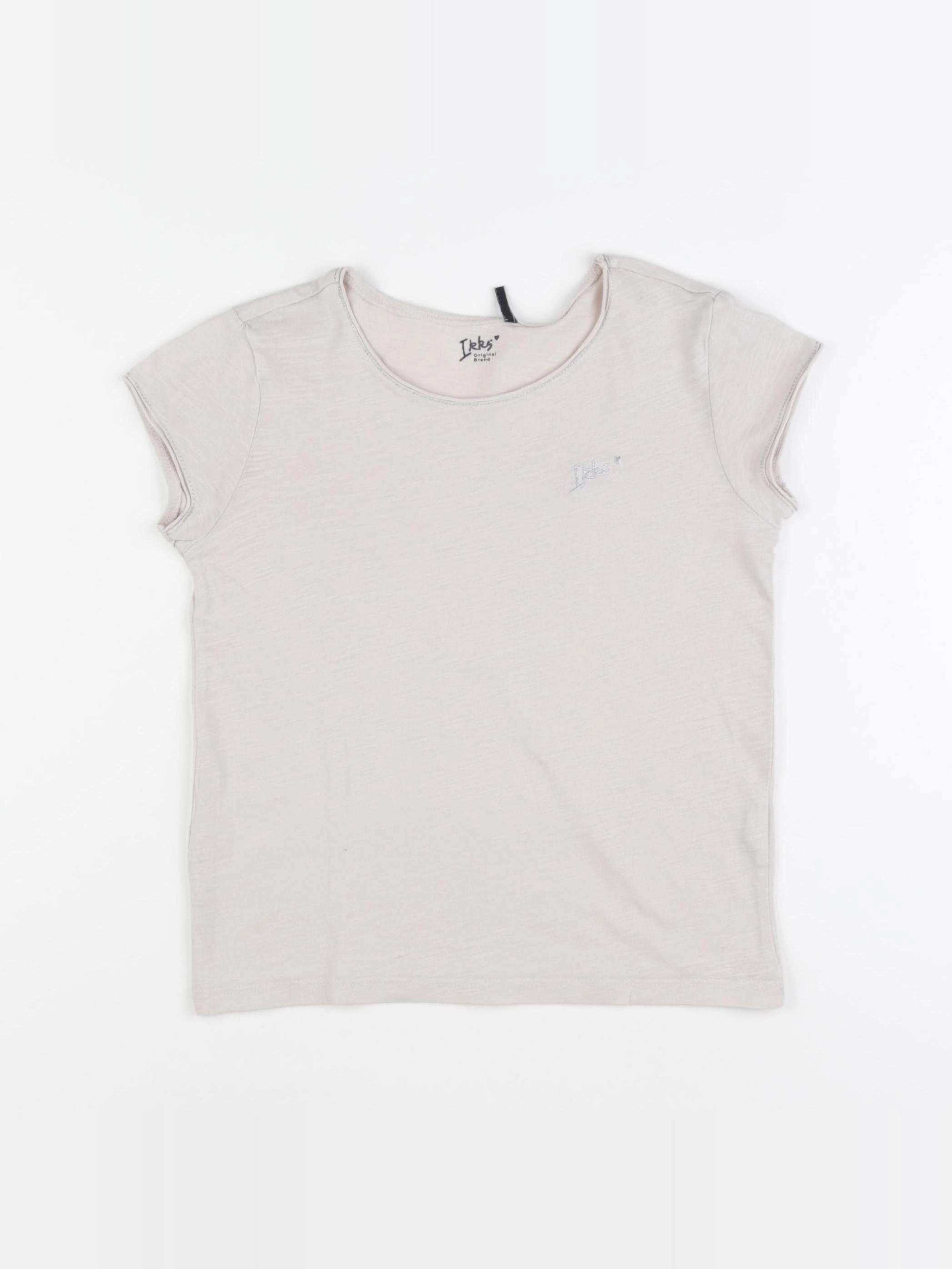 IKKS - tee-shirt beige - 8 ans