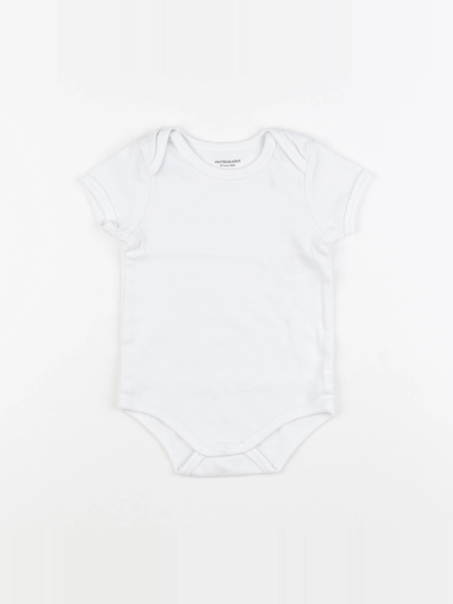 Vertbaudet - body blanc - 12 mois
