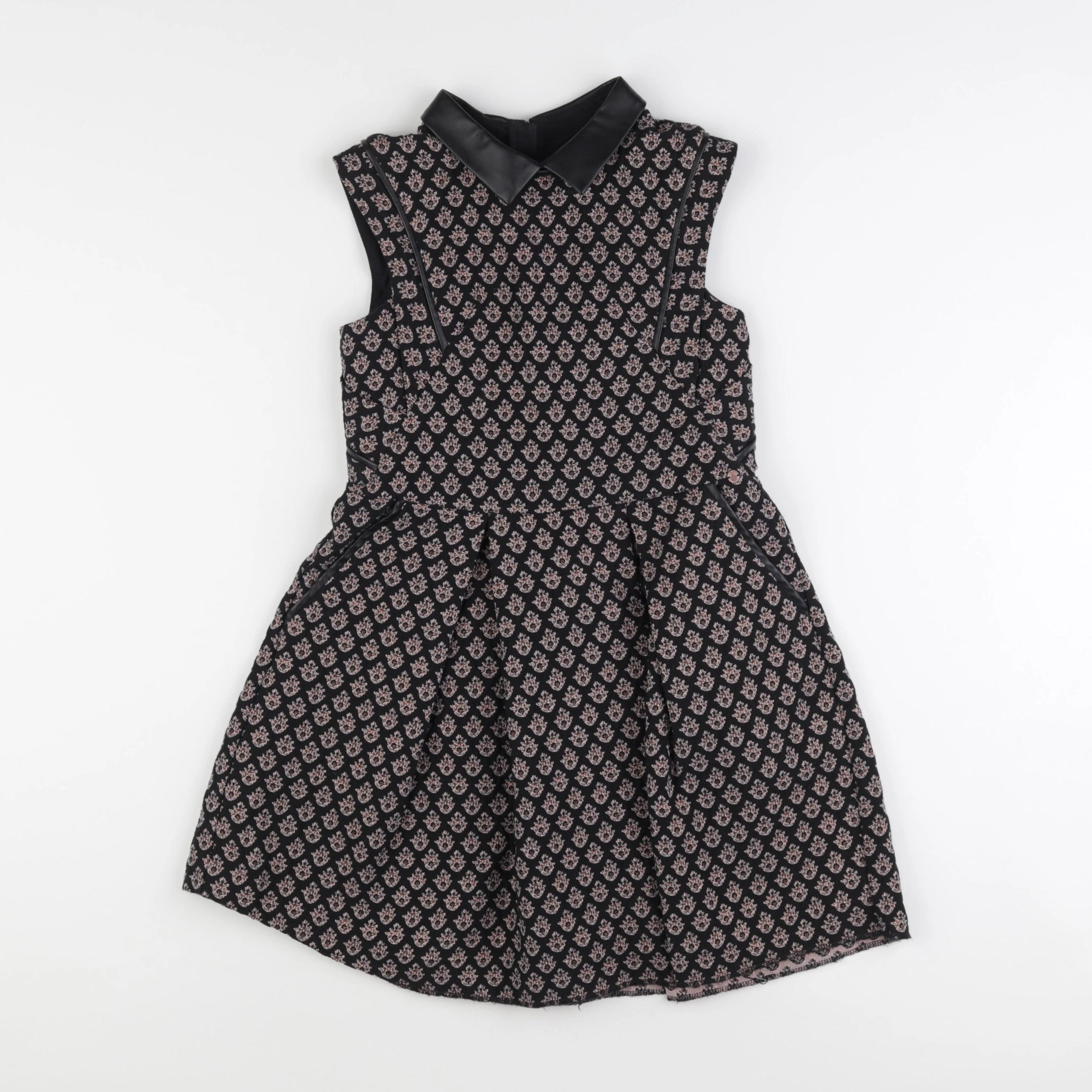 IKKS - robe noir - 8 ans