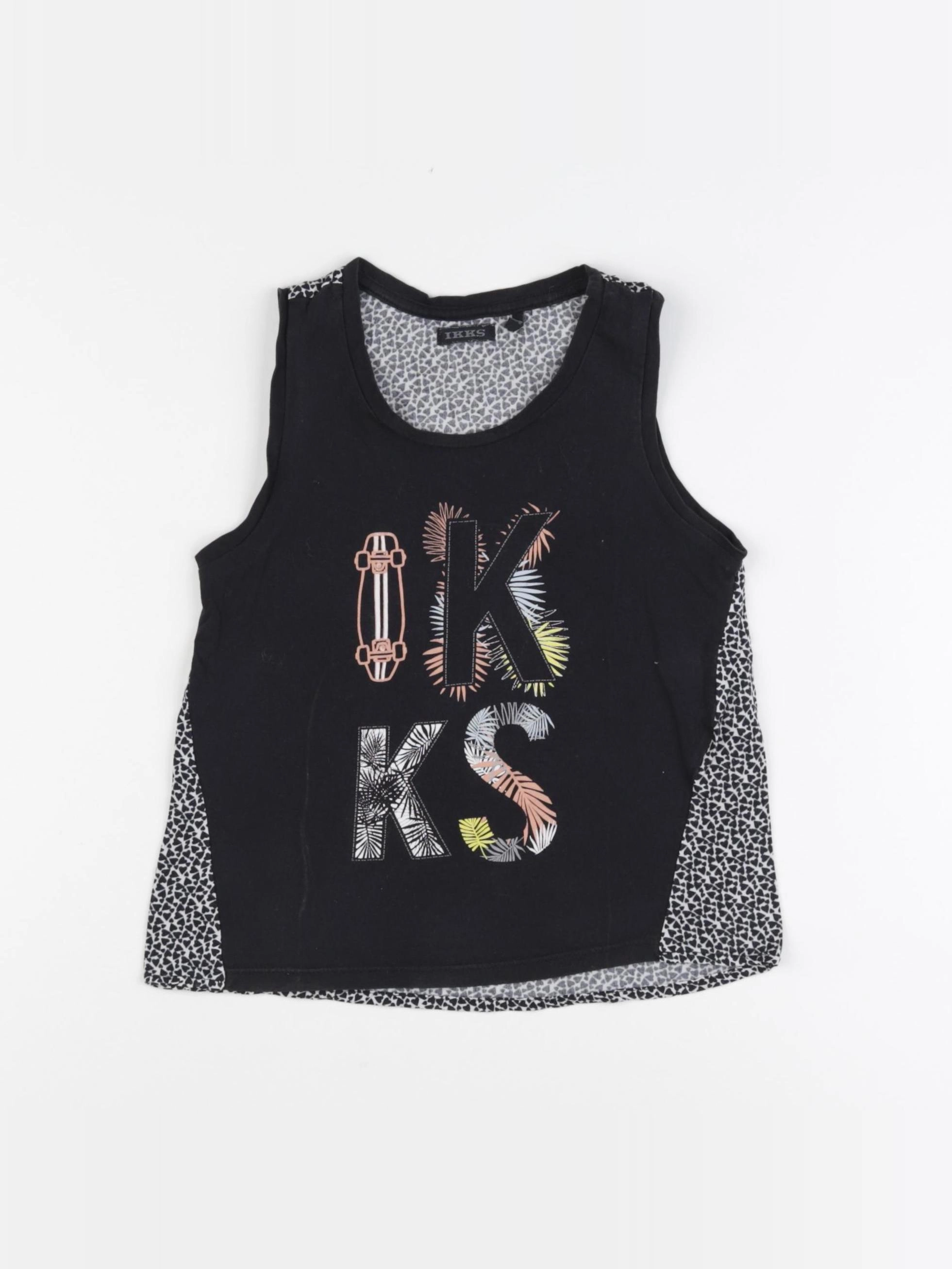 IKKS - débardeur noir - 8 ans