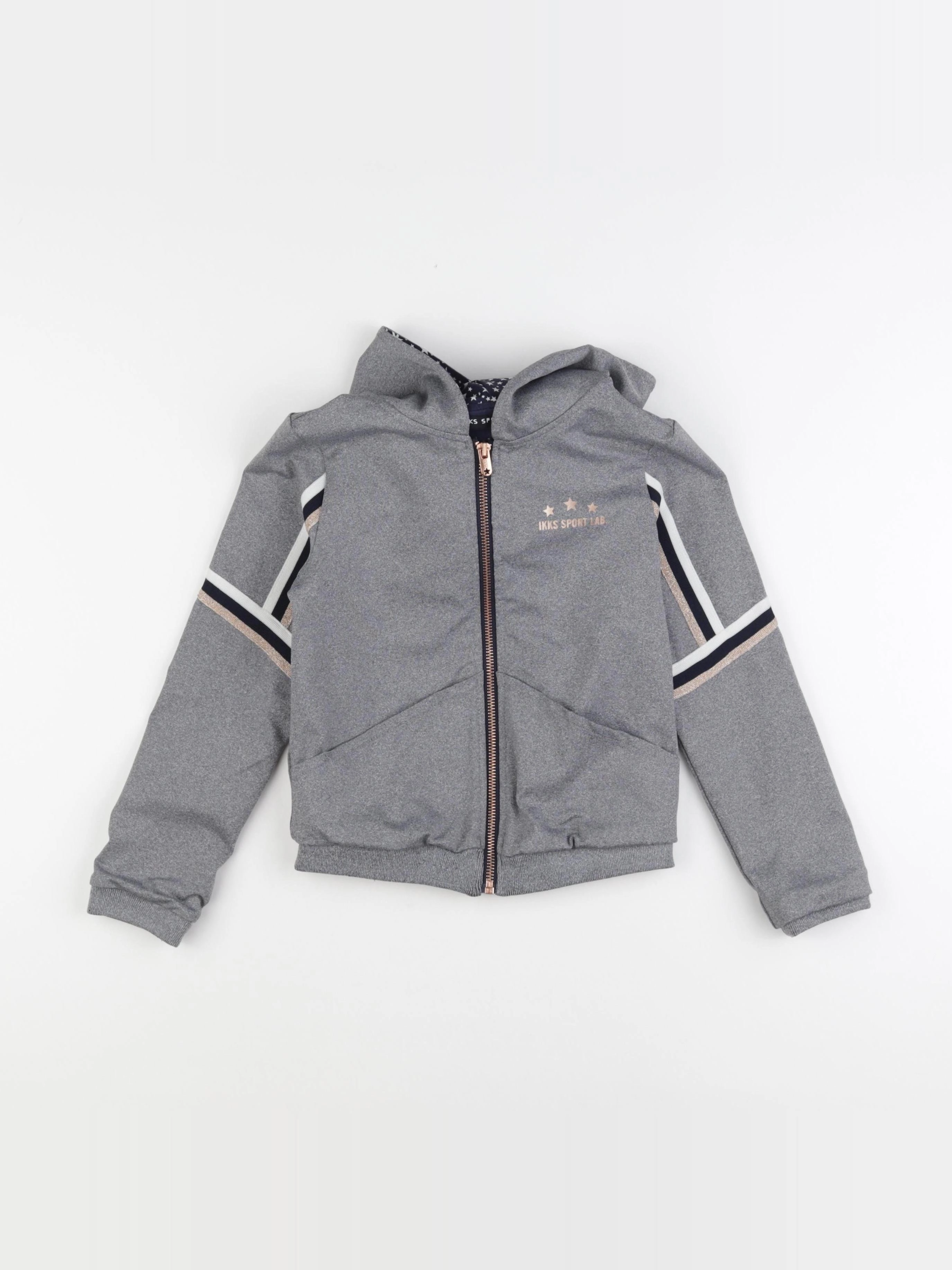 IKKS - cape gris - 8 ans