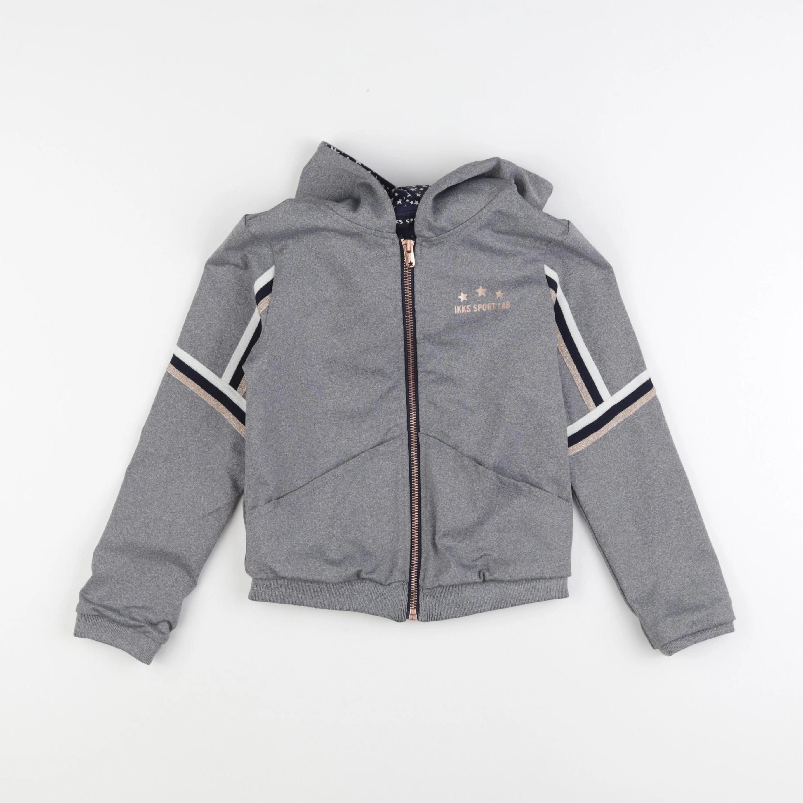 IKKS - cape gris - 8 ans