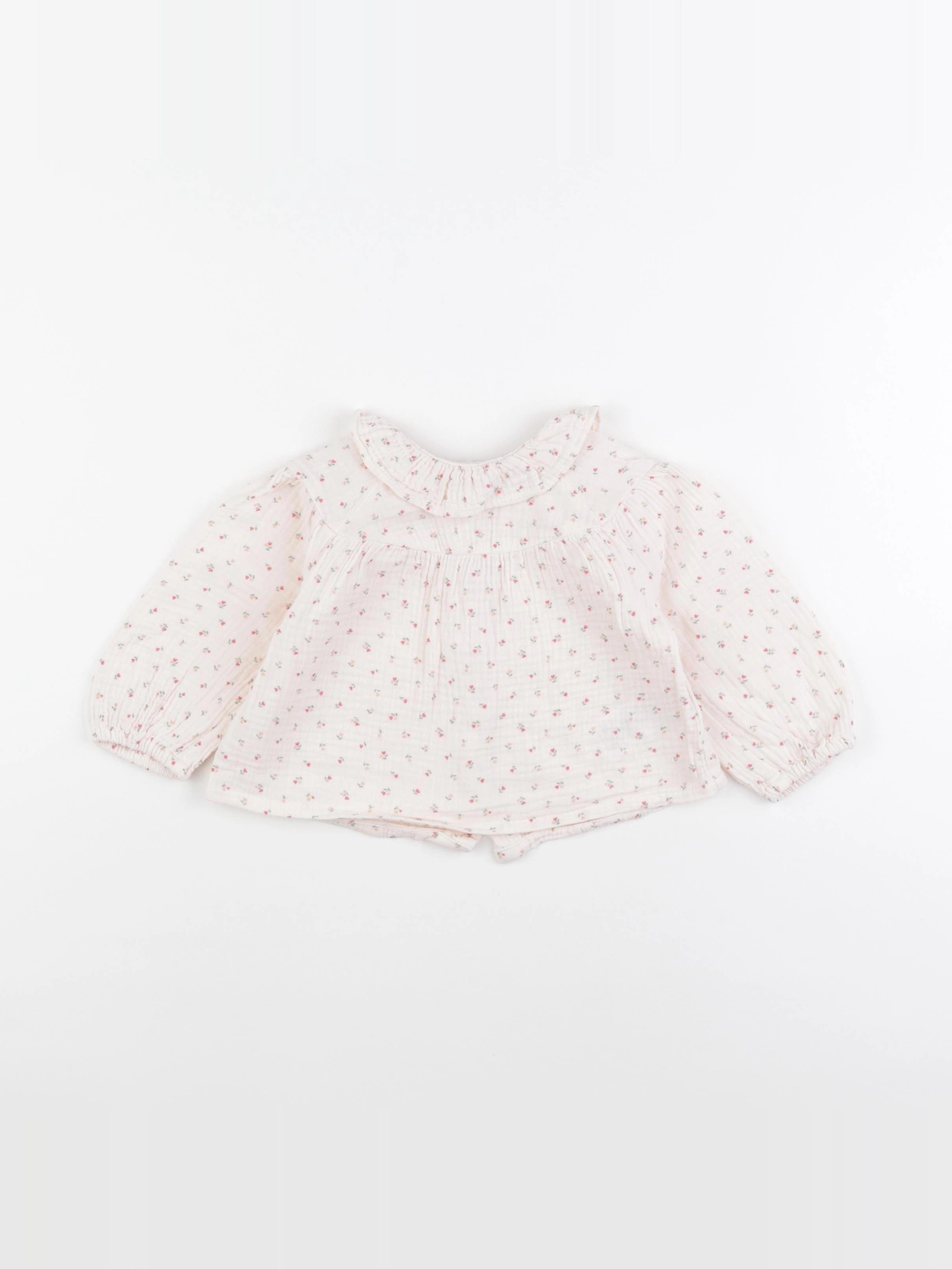 Vertbaudet - blouse rose - 12 mois