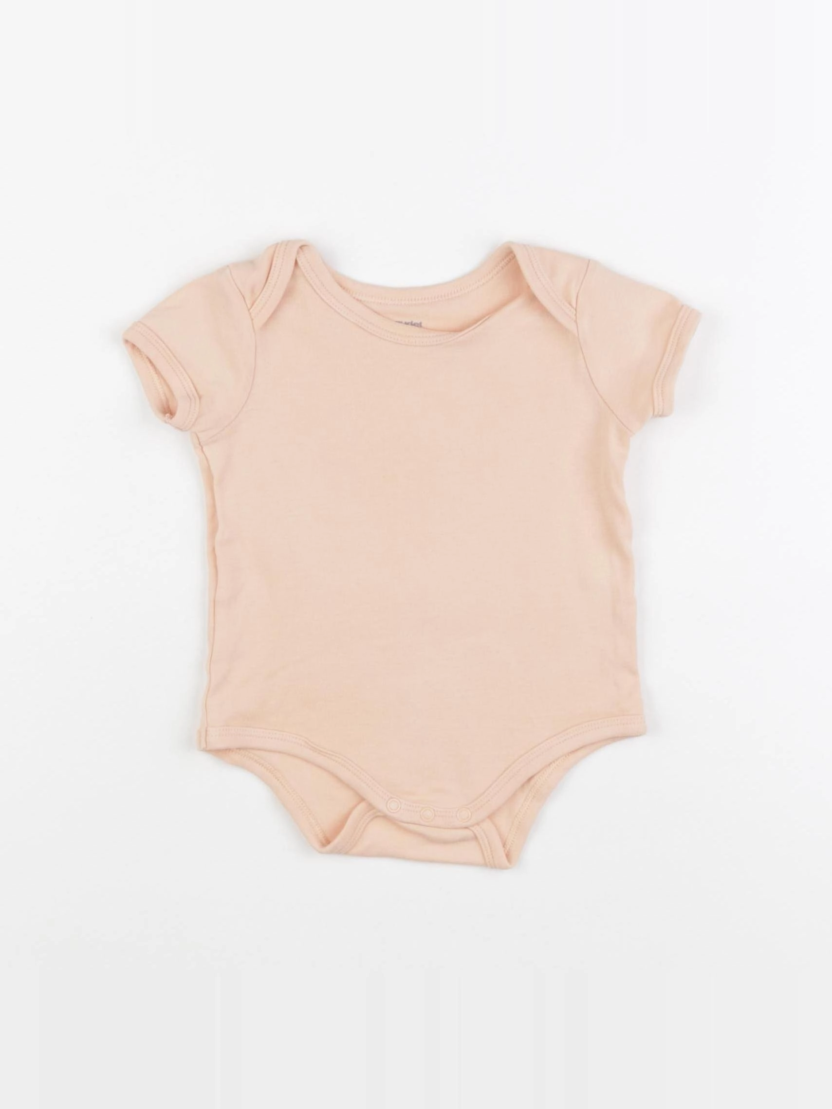 Vertbaudet - body orange - 12 mois