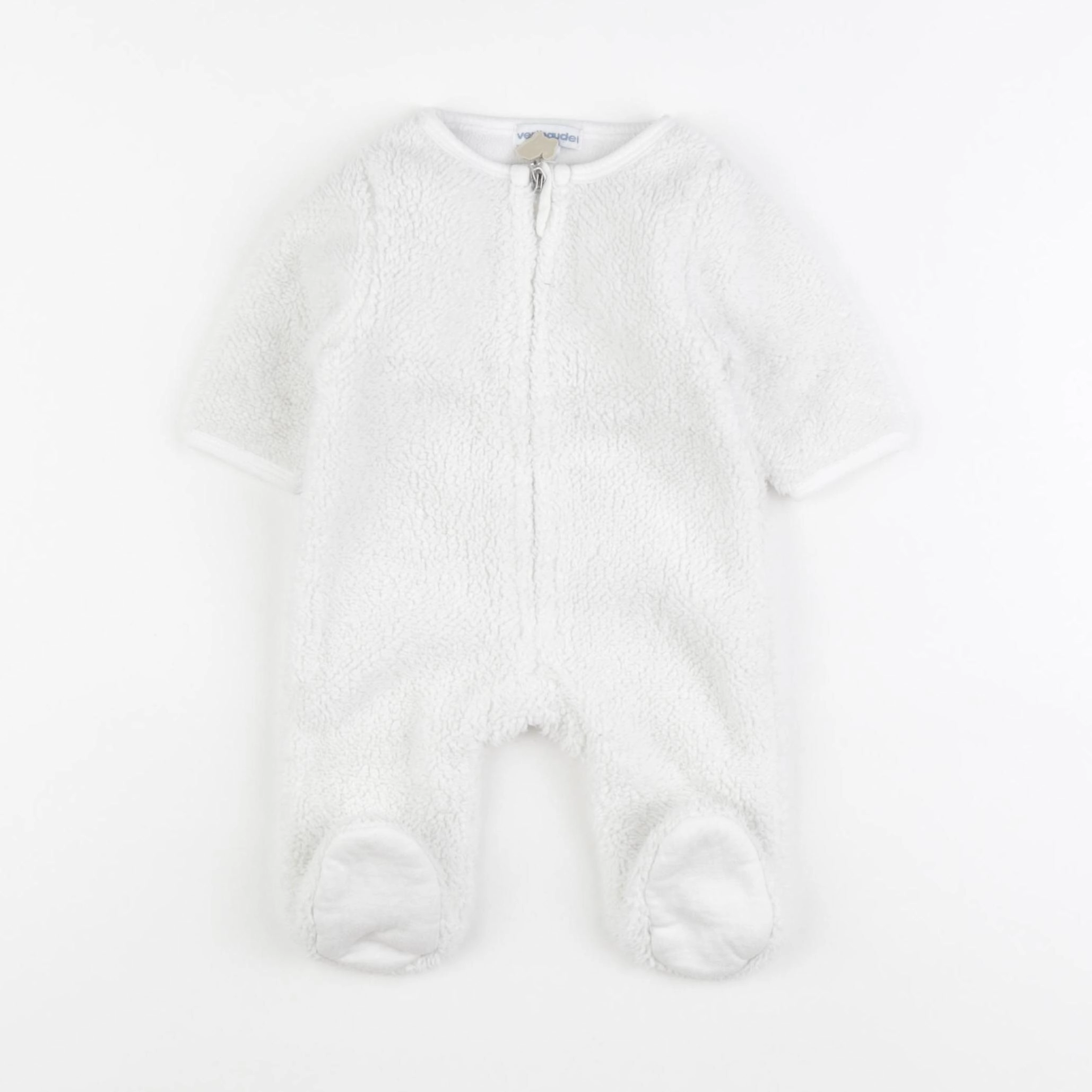 Vertbaudet - pyjama coton blanc - 1 mois