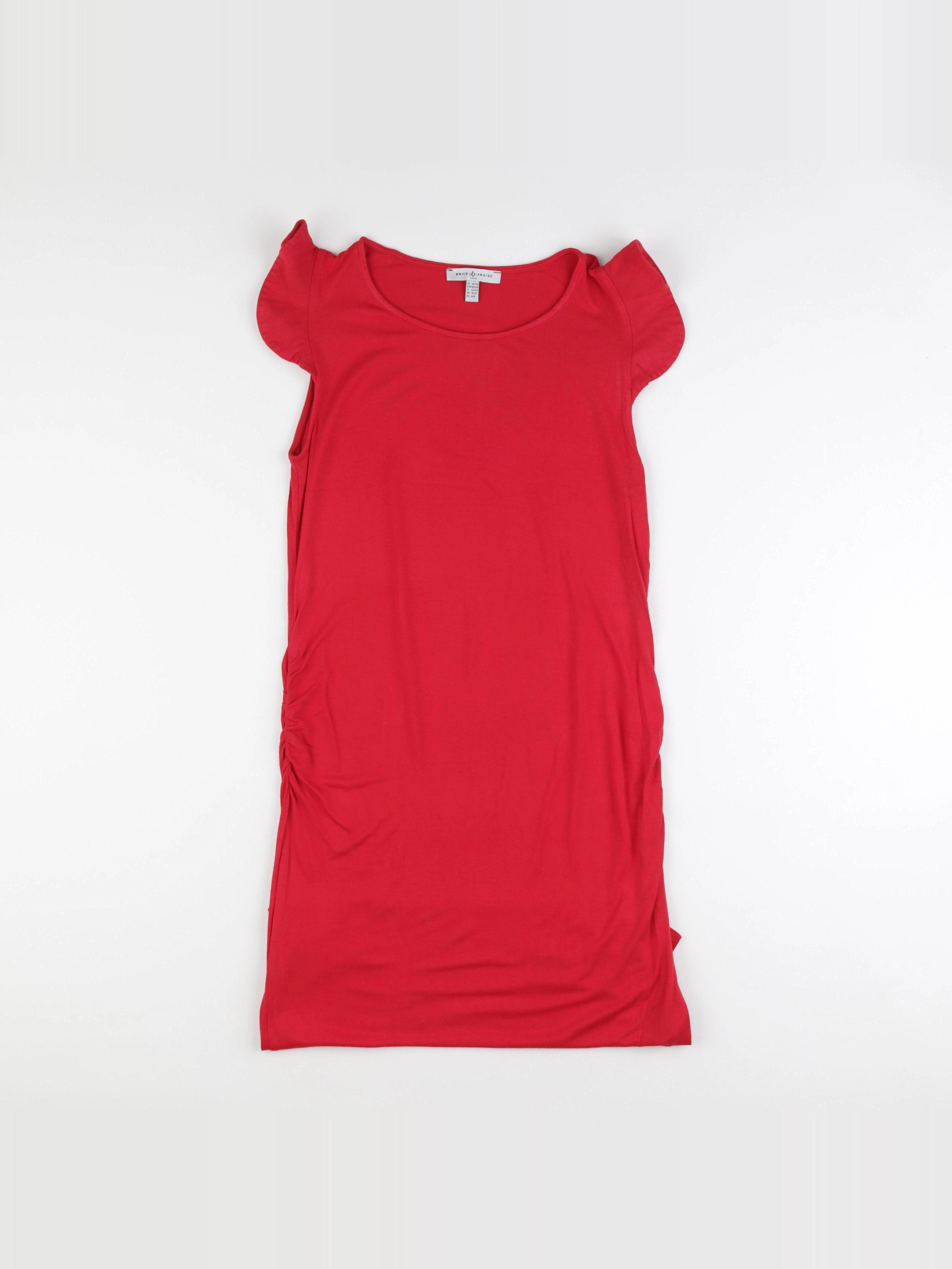 Envie de fraise - robe grossesse rouge - 38 à 40