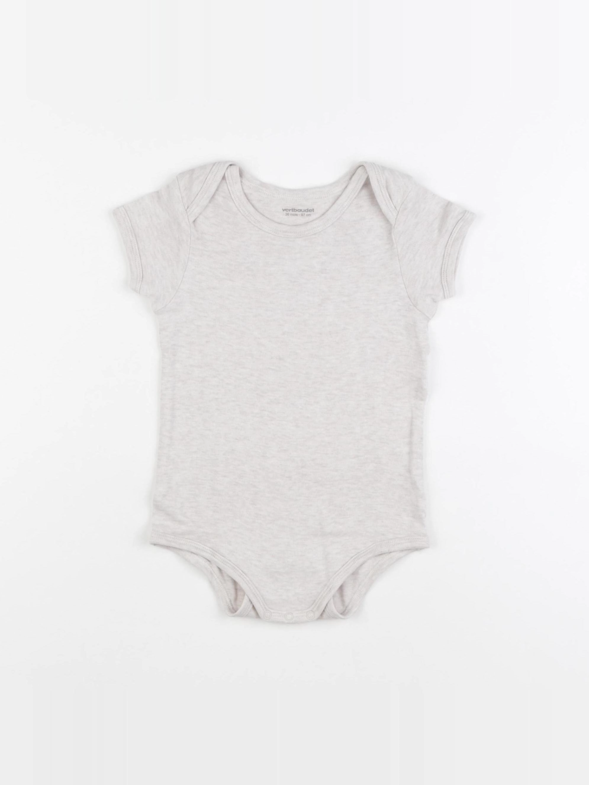Vertbaudet - body beige - 36 mois