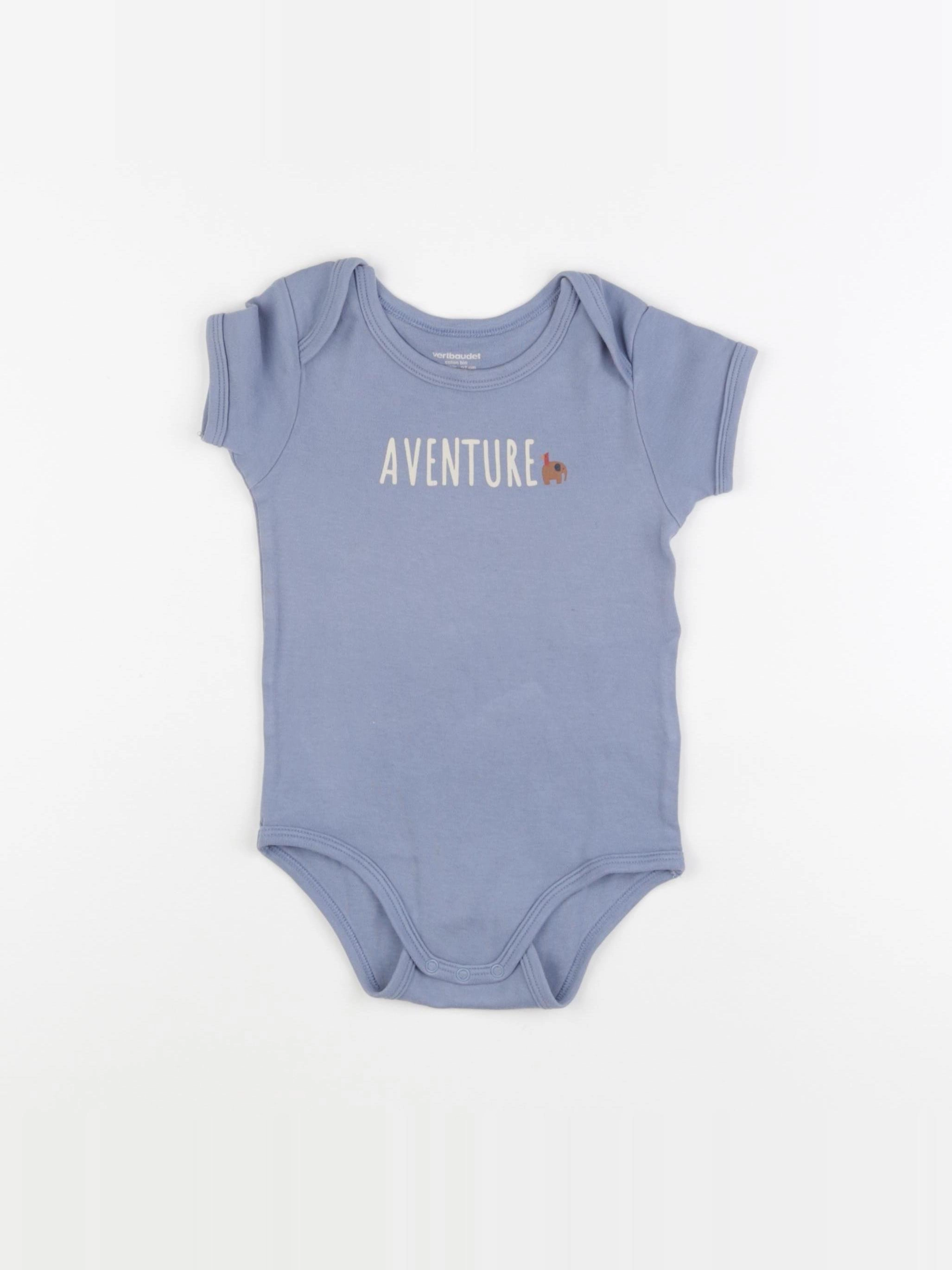 Vertbaudet - body bleu - 36 mois
