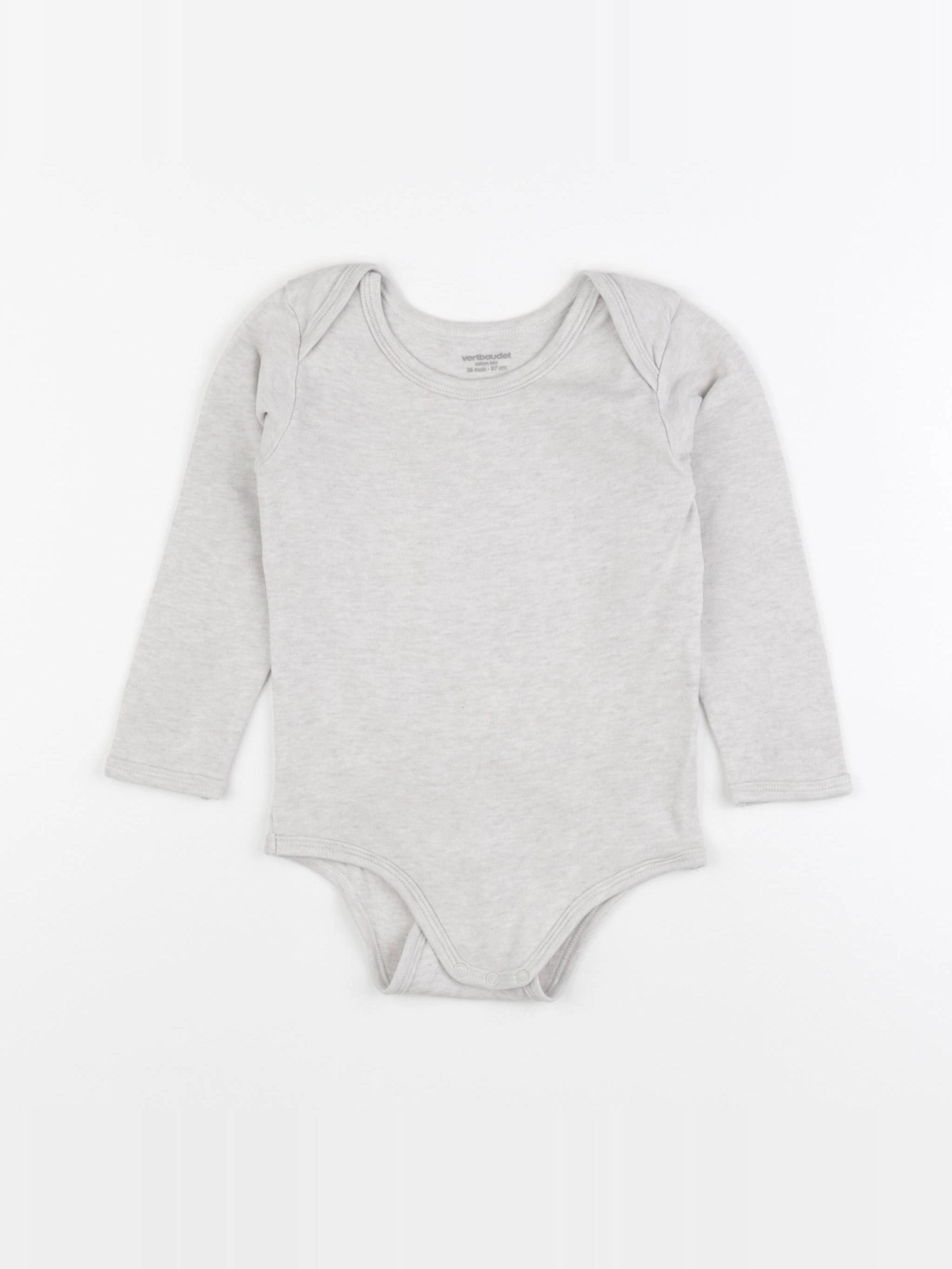 Vertbaudet - body beige - 36 mois