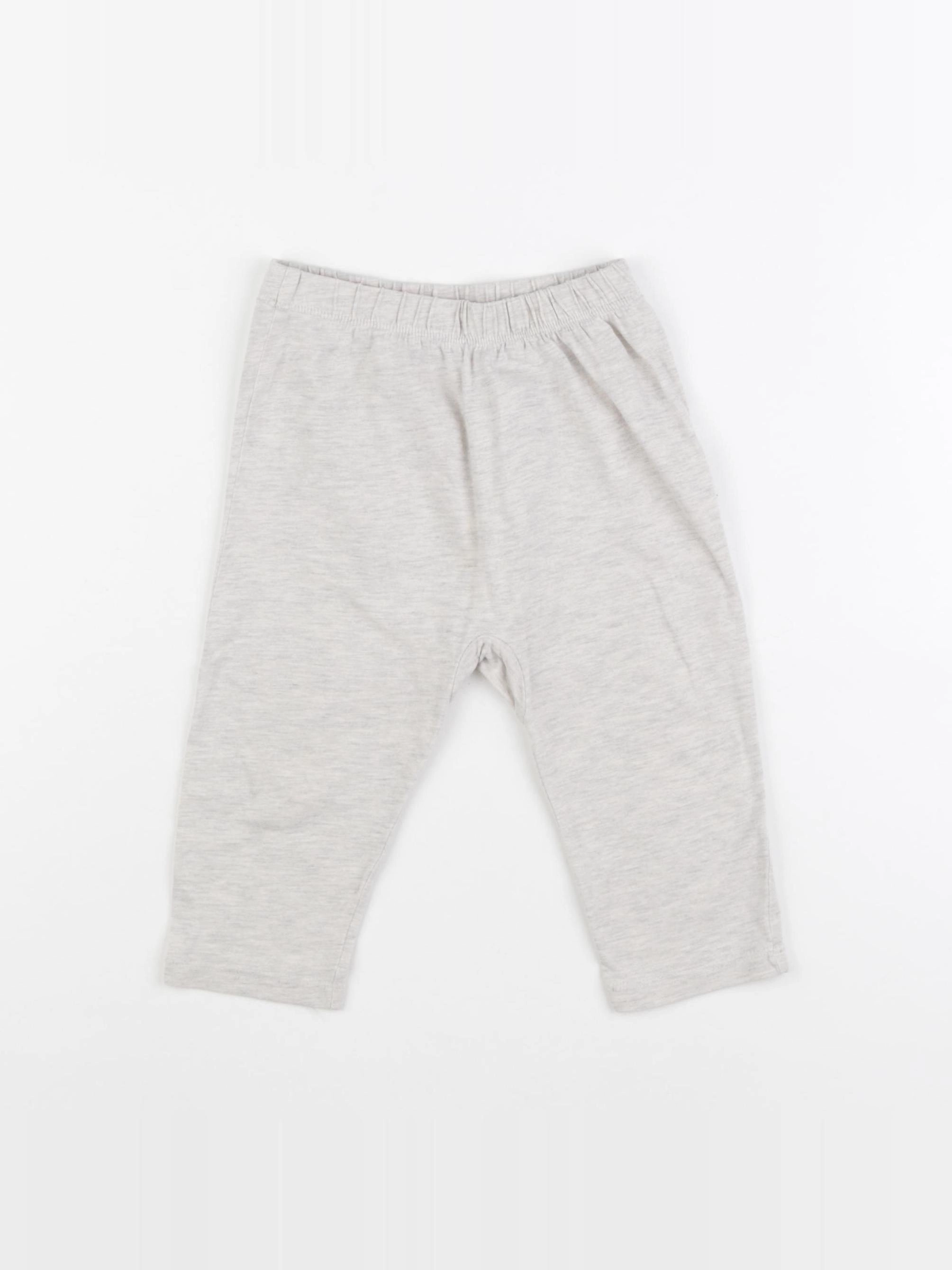 Vertbaudet - legging gris - 18 mois