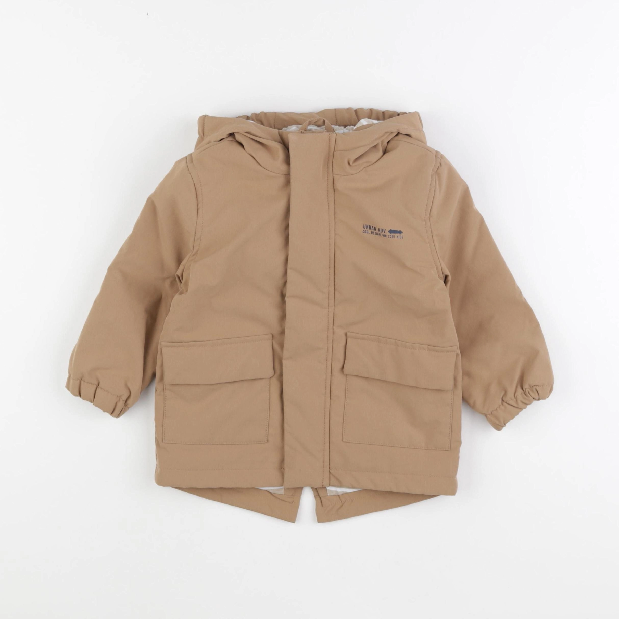 Vertbaudet - parka marron - 2 ans