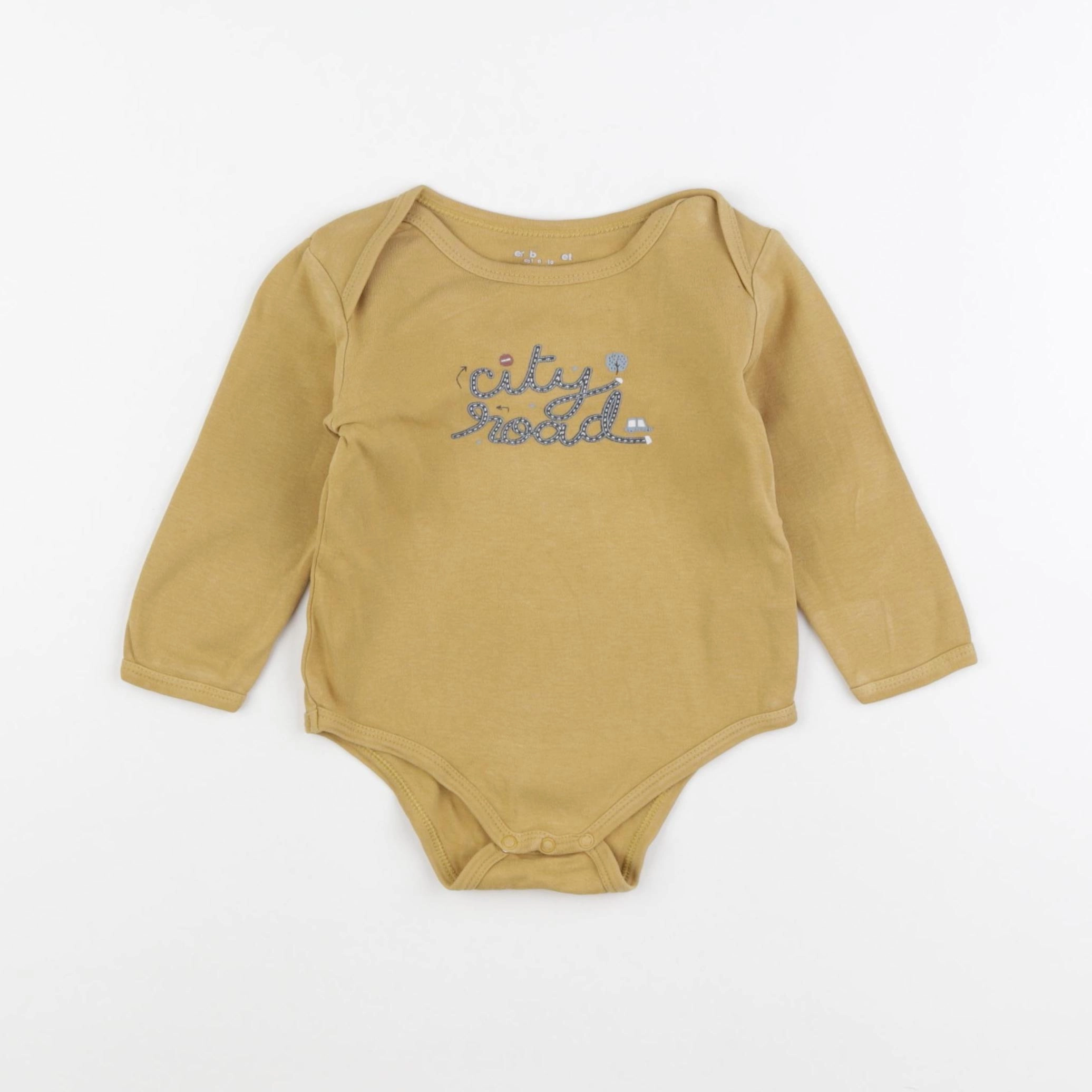 Vertbaudet - body marron - 12/18 mois