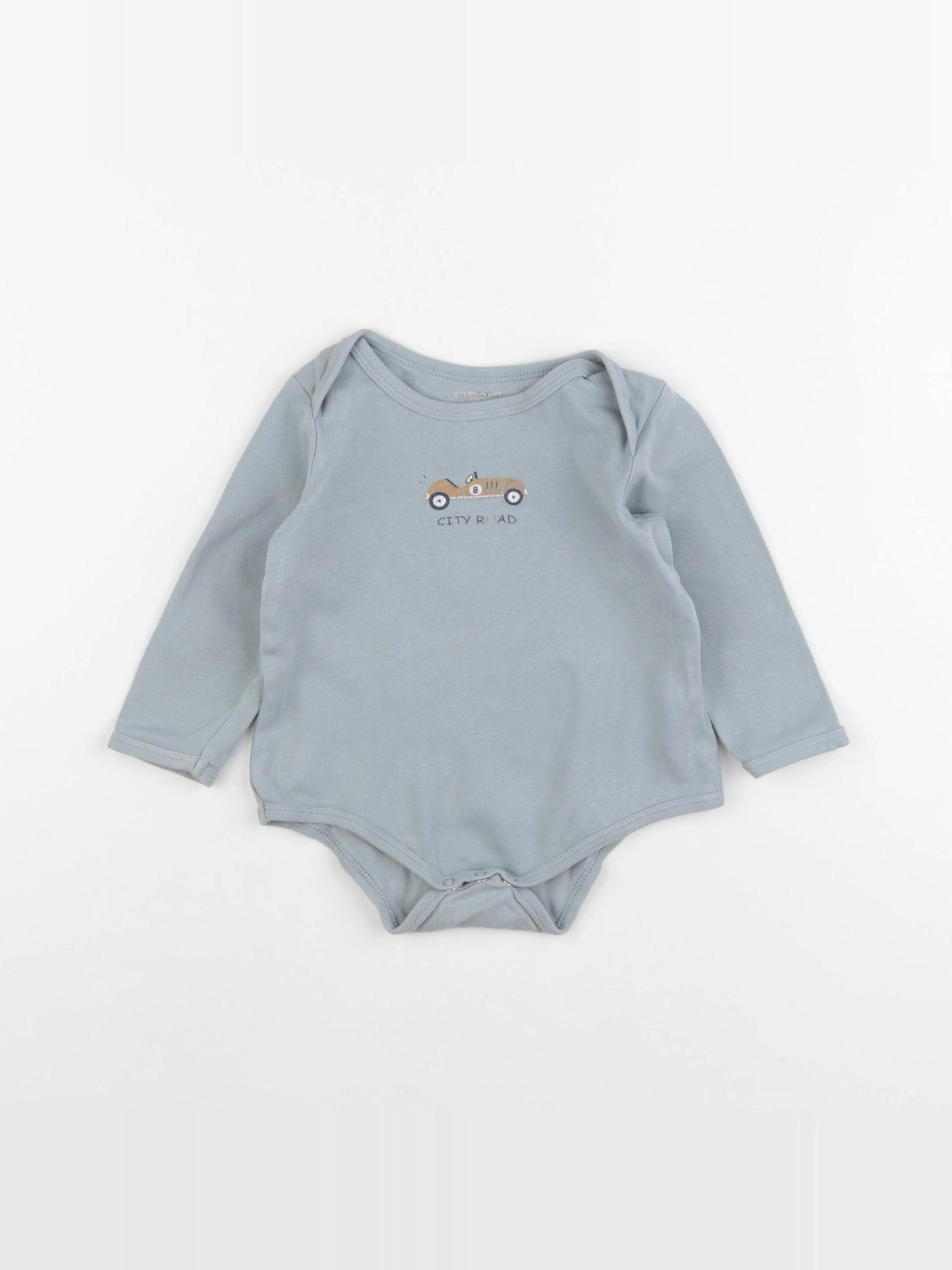 Vertbaudet - body bleu - 18 mois