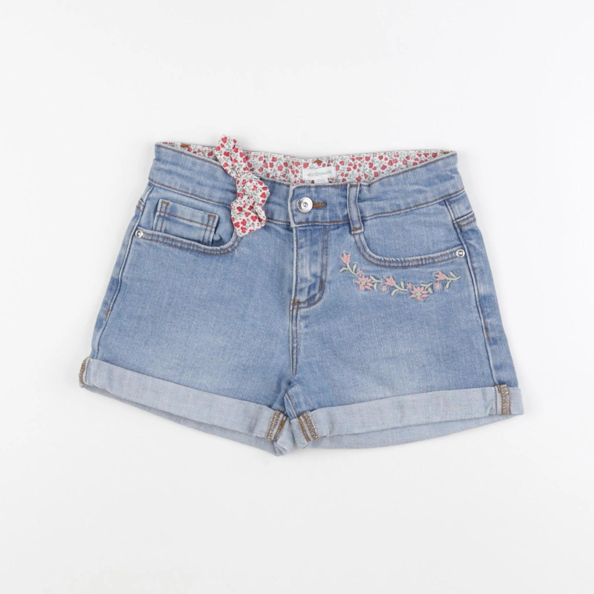 Vertbaudet - short bleu - 9 ans