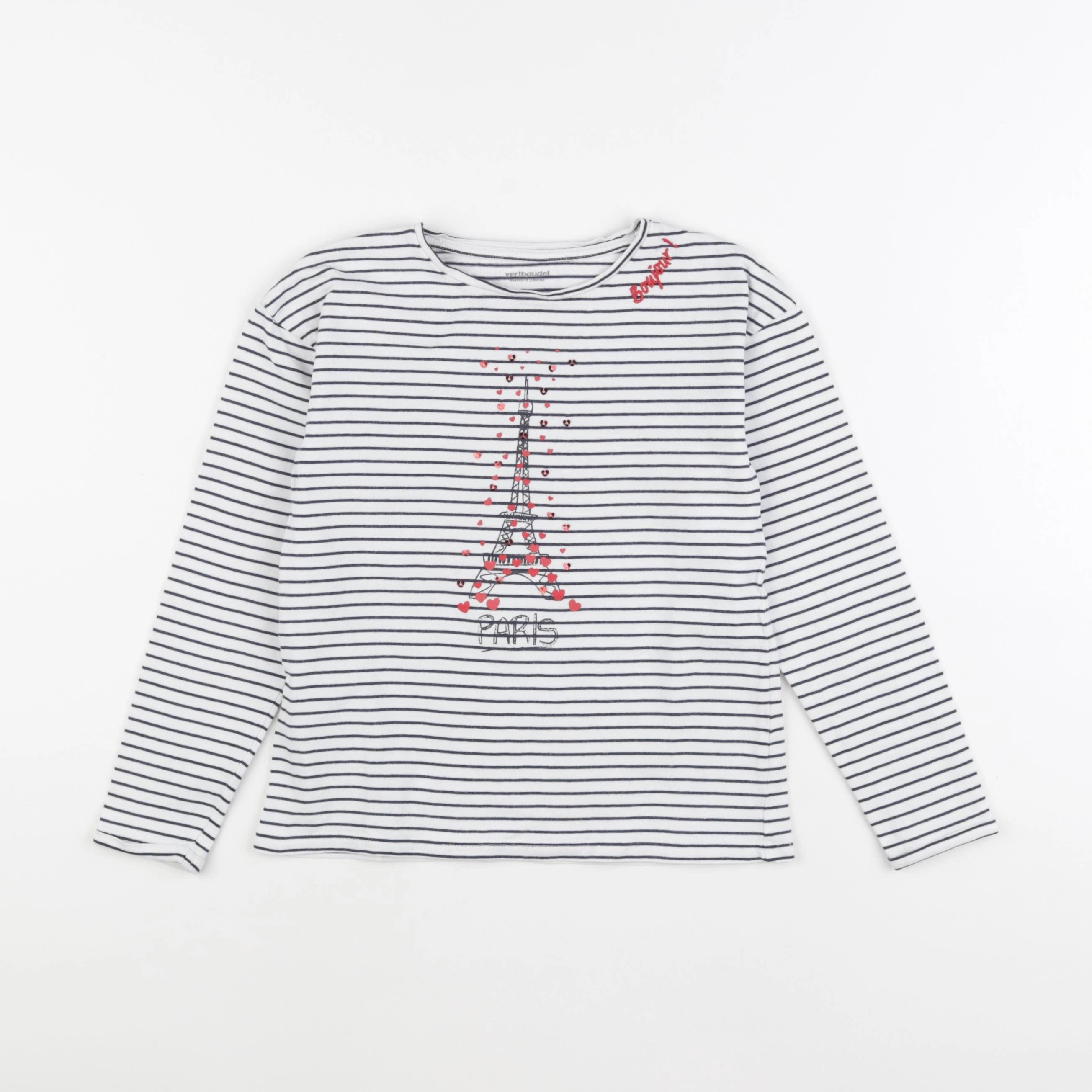 Vertbaudet - tee-shirt multicolore - 8 ans