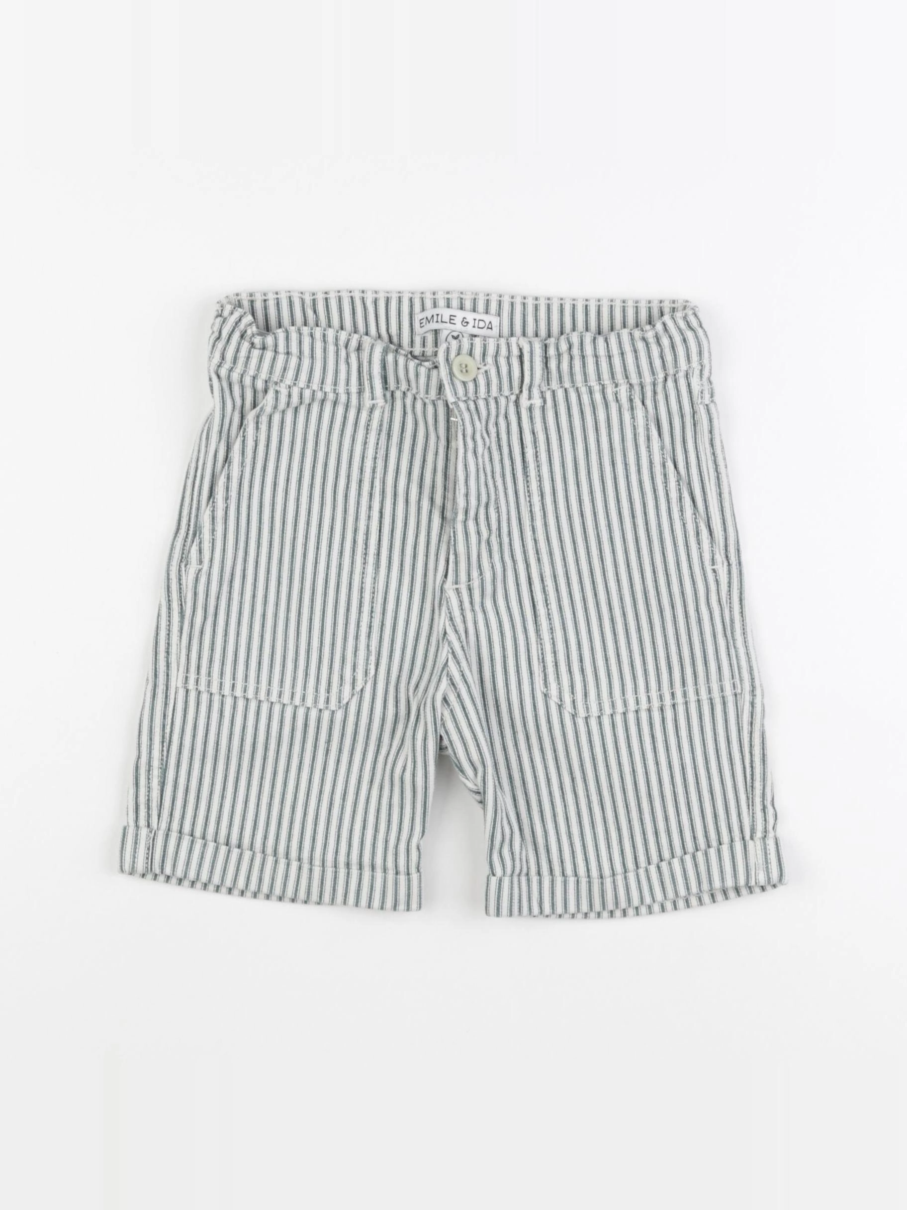 Emile et Ida - short vert - 6 ans