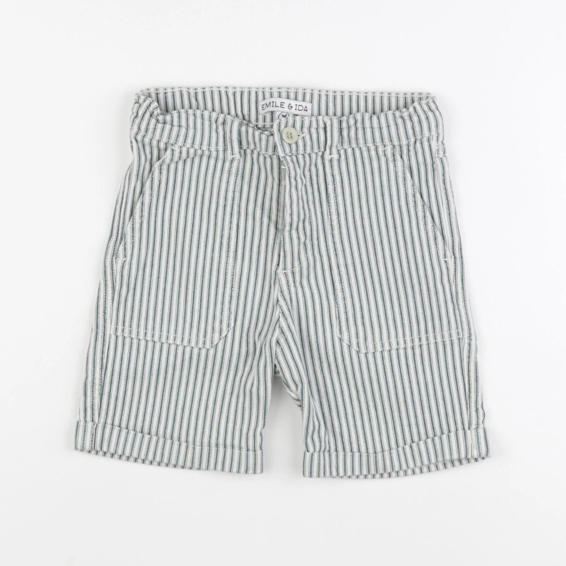 Emile et Ida - short vert - 6 ans