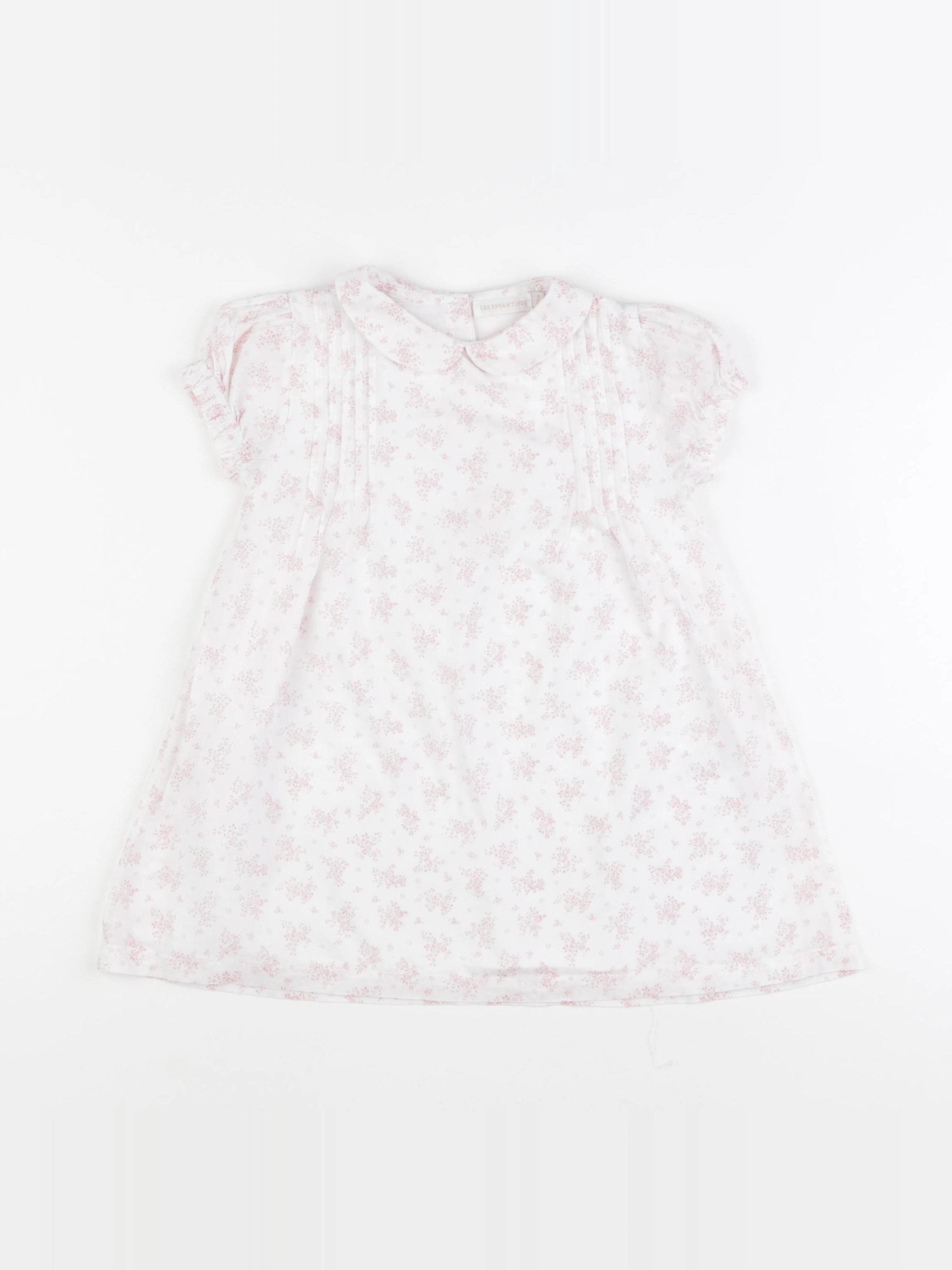 Les Enfantines - robe blanc - 24 mois