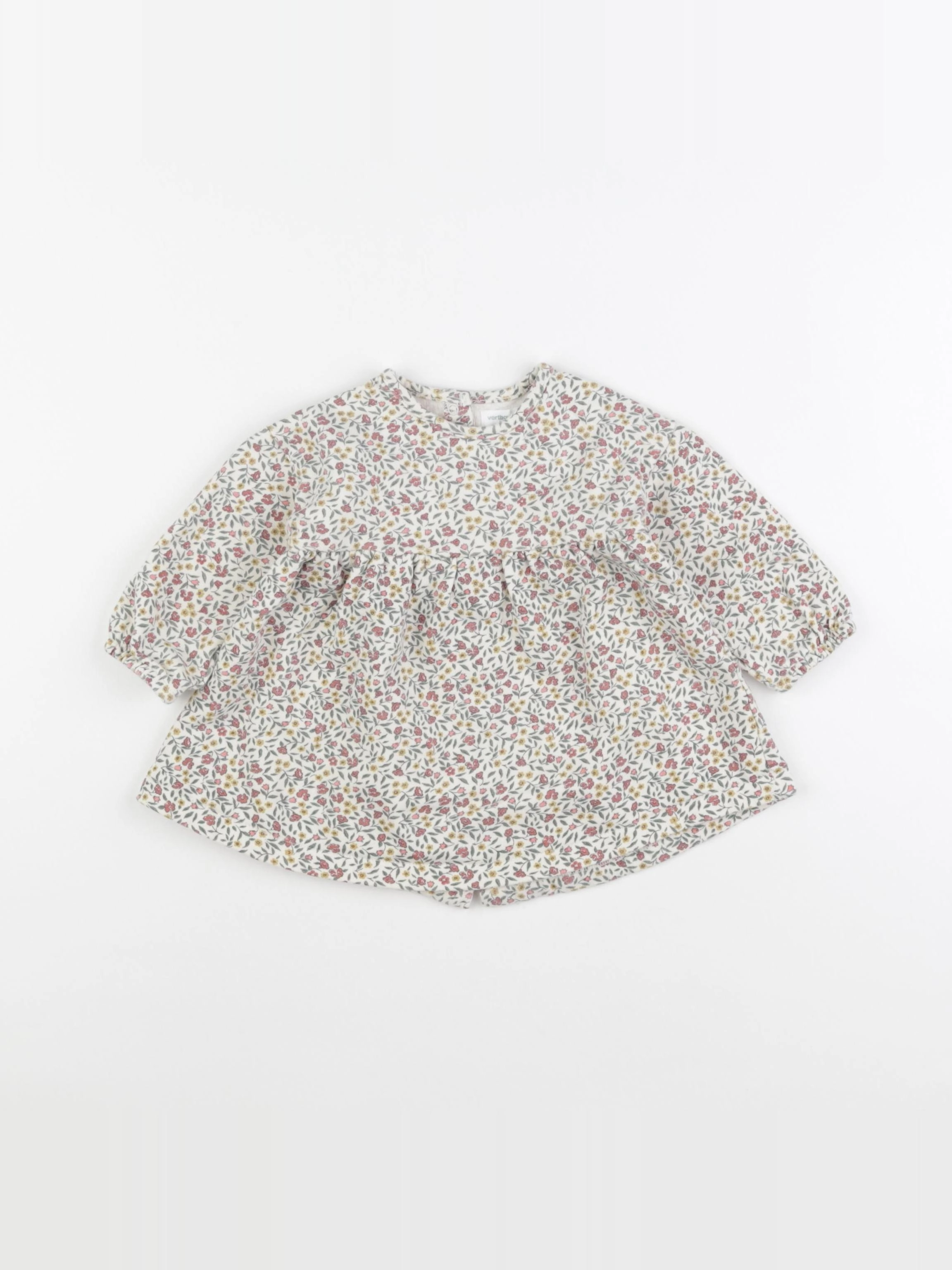 Vertbaudet - robe multicolore - 9 mois