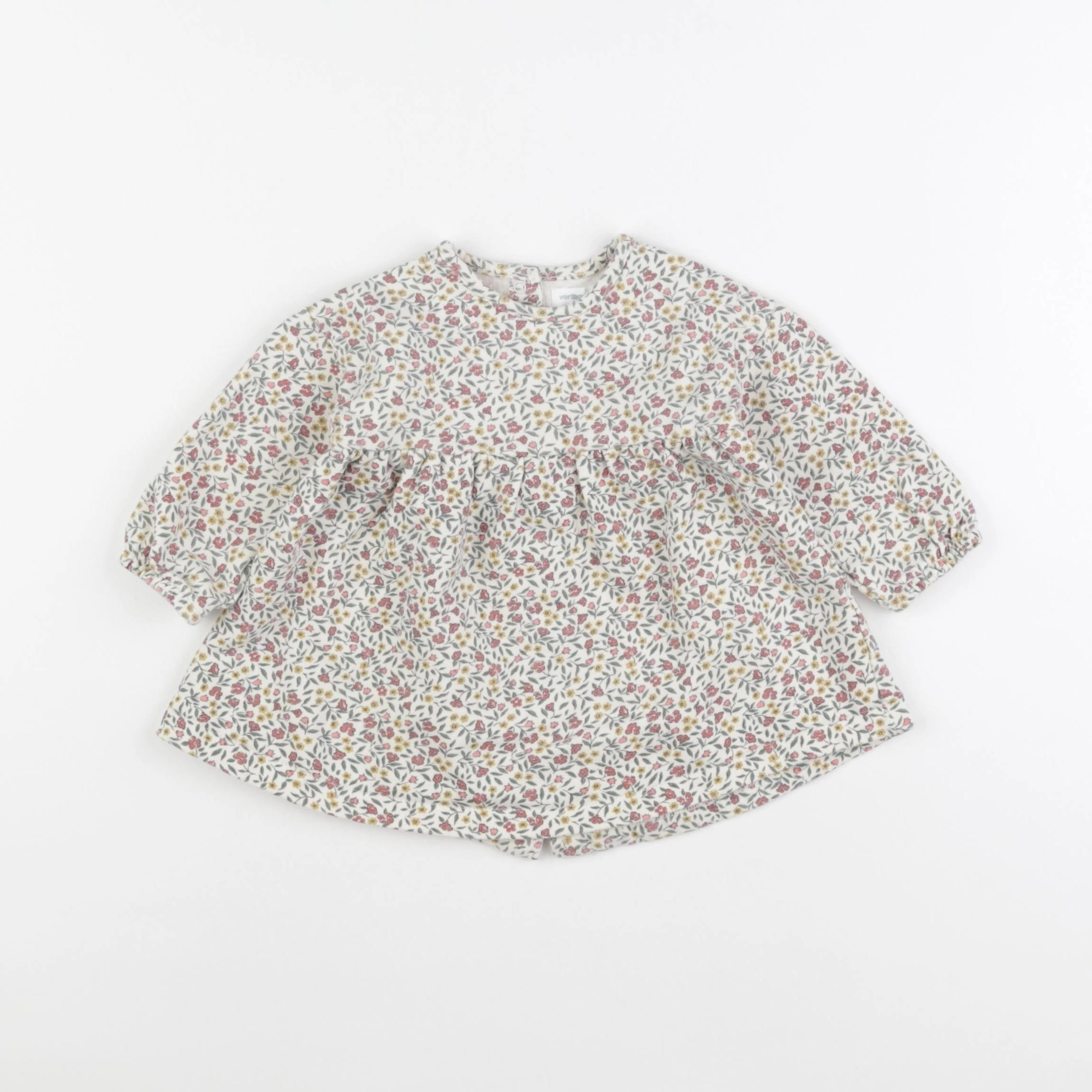 Vertbaudet - robe multicolore - 9 mois